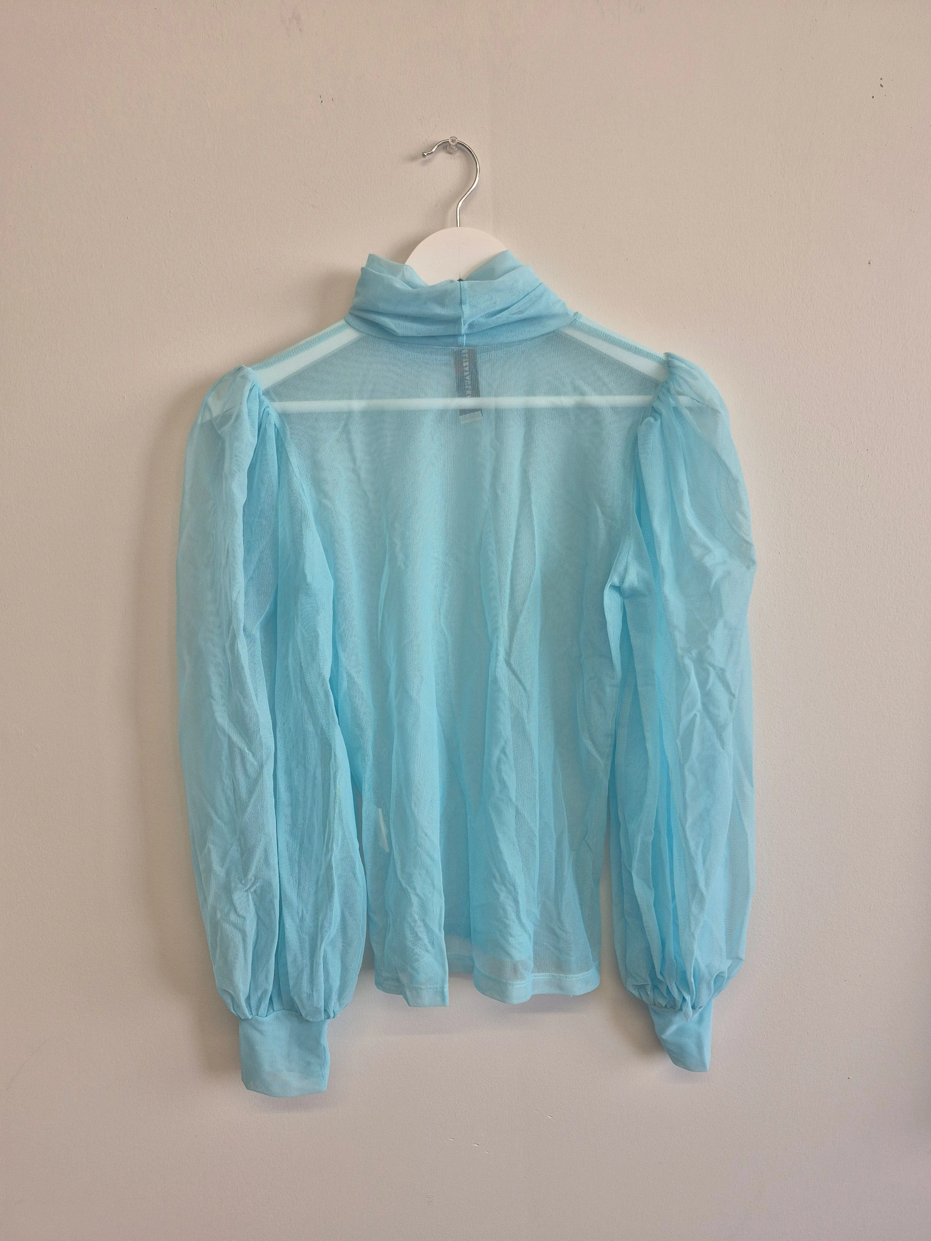 Imperfect Dolly Top Blue Mesh sold by Eliza Faulkner product image thumbnail 2