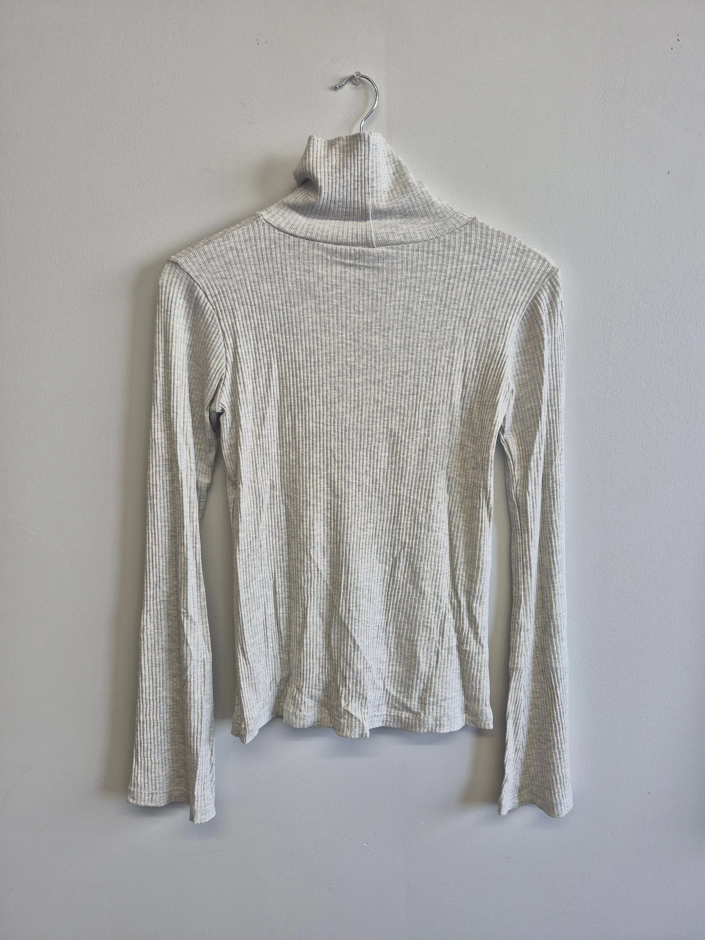 Sample Longsleeve Rib Top Grey sold by Eliza Faulkner product image thumbnail 2
