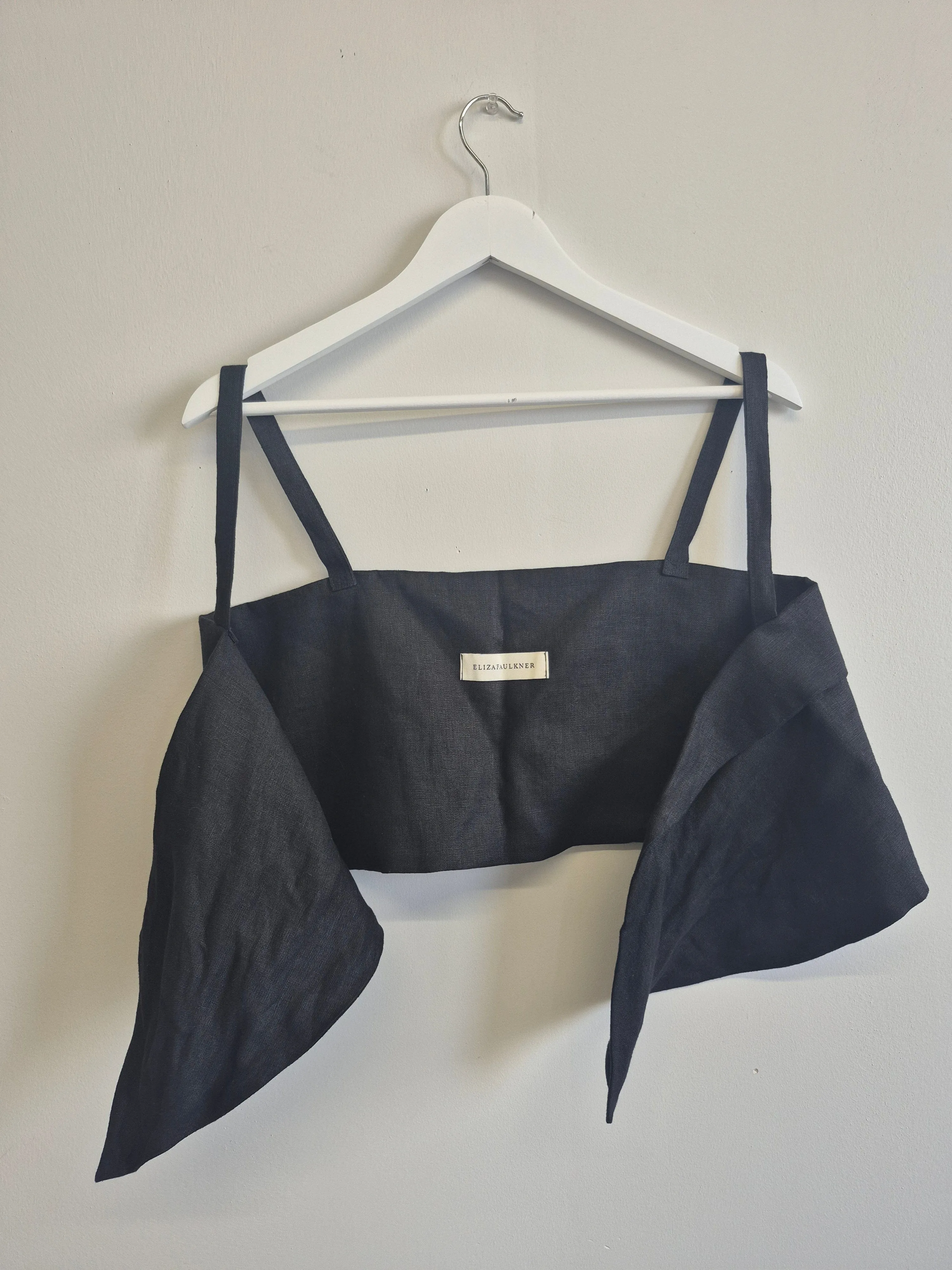 Sample Molly Top Linen Black sold by Eliza Faulkner product image thumbnail 2
