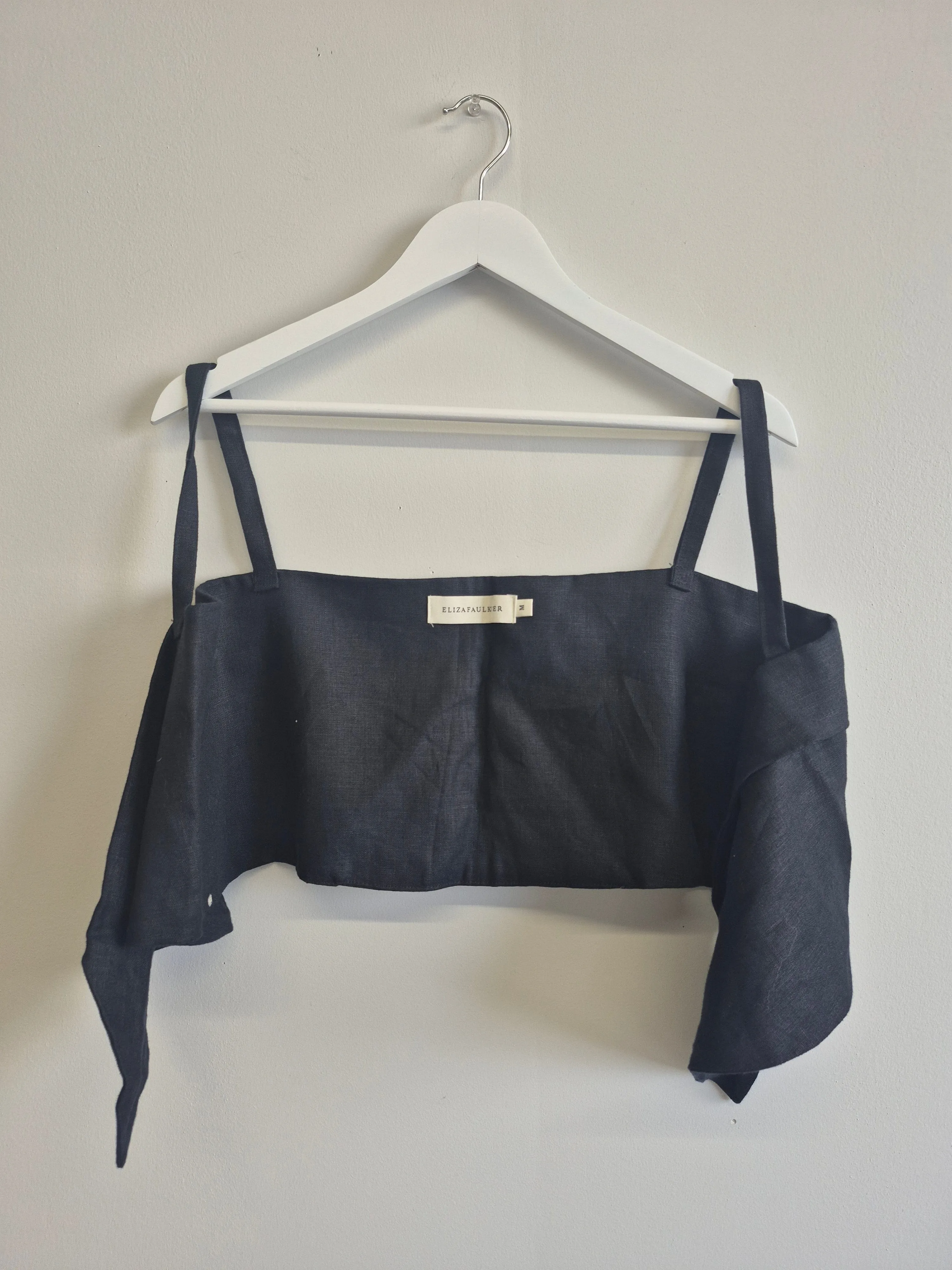 Imperfect Molly Top Linen Black sold by Eliza Faulkner product image thumbnail 3