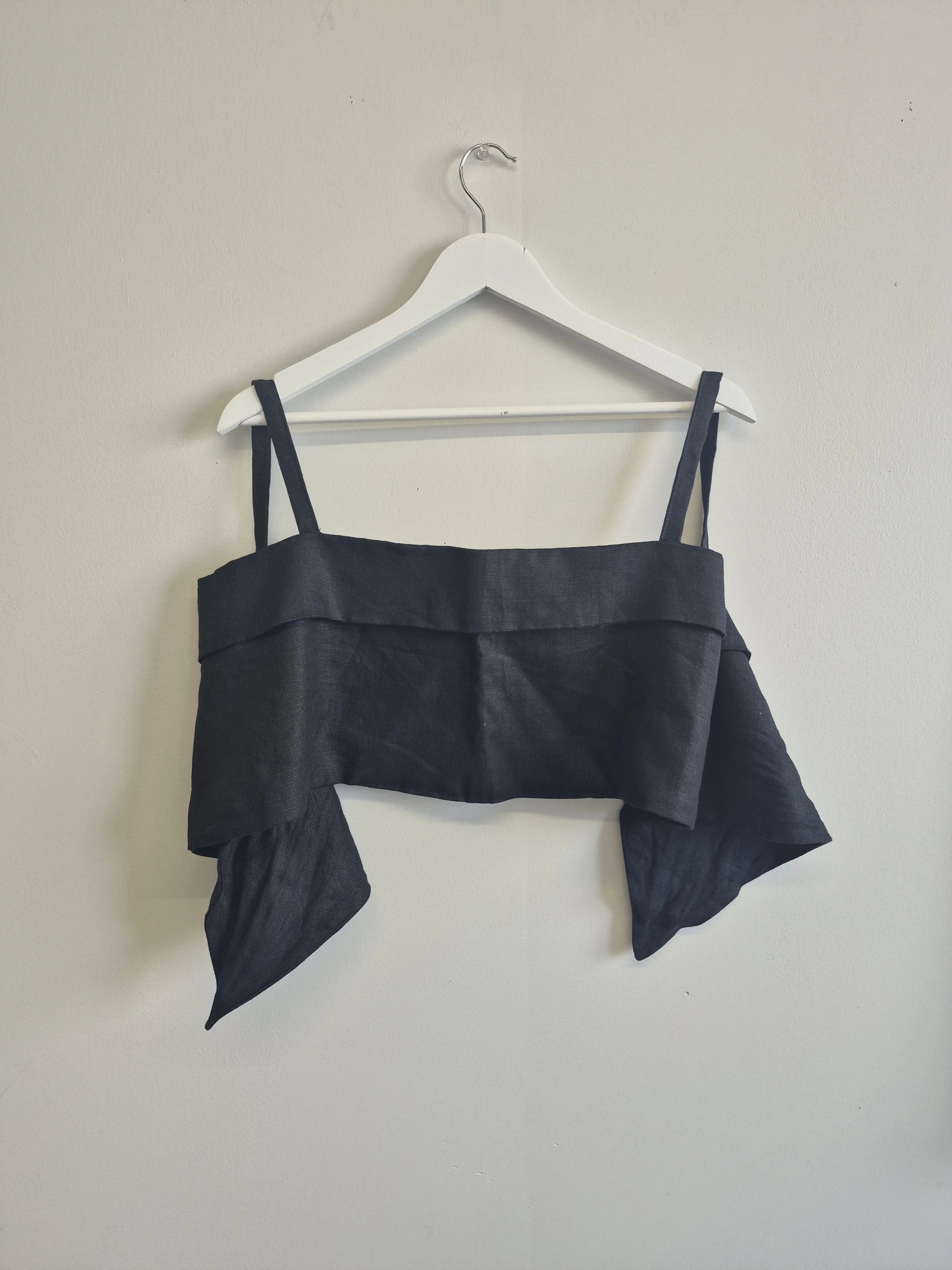 Imperfect Molly Top Linen Black sold by Eliza Faulkner product image thumbnail 2