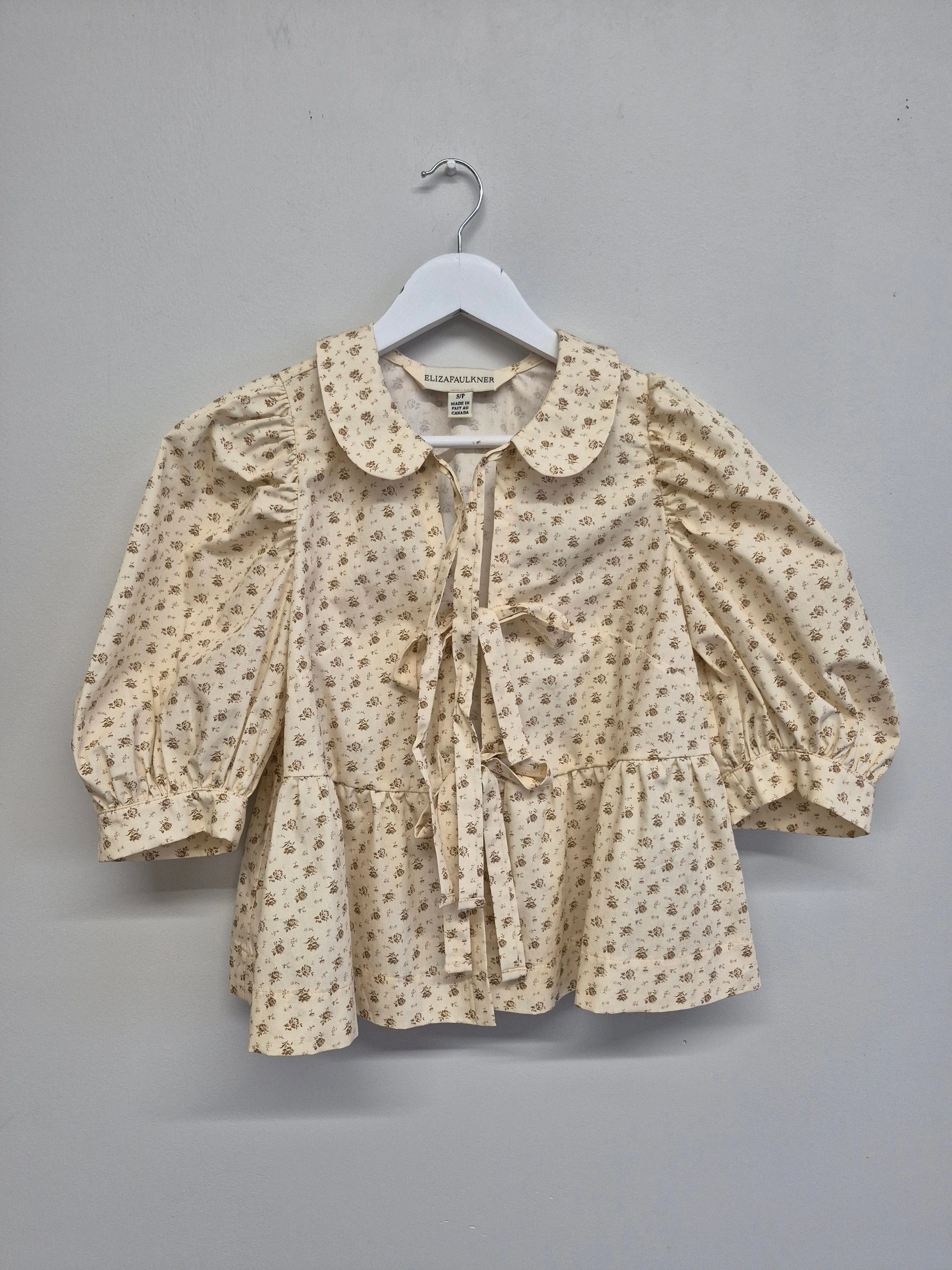Sample Georgie Top Cream Floral sold by Eliza Faulkner product image thumbnail 2