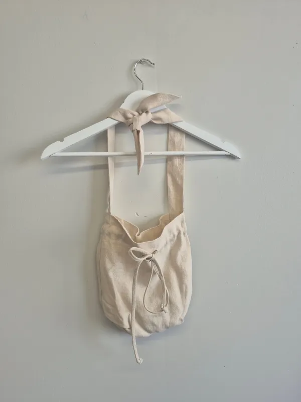 Sample Mini Bunni Bag Raw Linen made by Eliza Faulkner