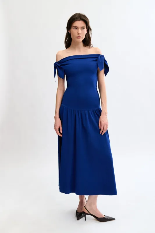 Sample Diana Dress Blue made by Eliza Faulkner