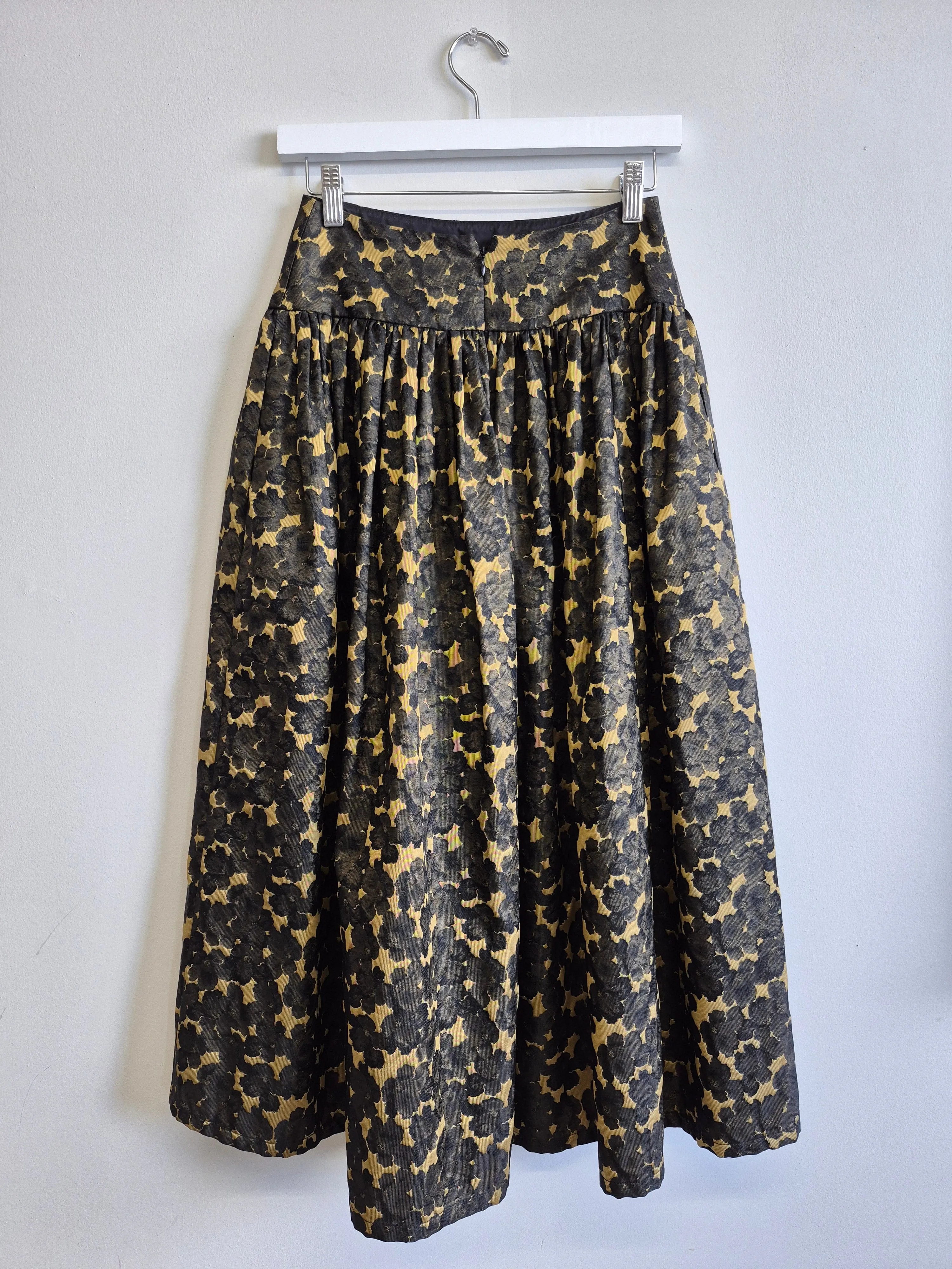 Sample Lucille Skirt Chartreuse Jacquard sold by Eliza Faulkner product image thumbnail 3
