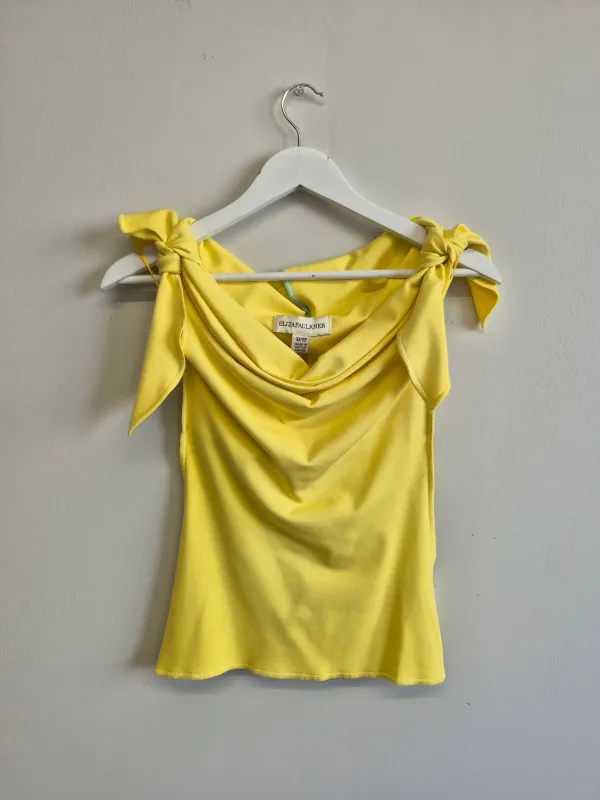 Sample Pepper Top Yellow made by Eliza Faulkner