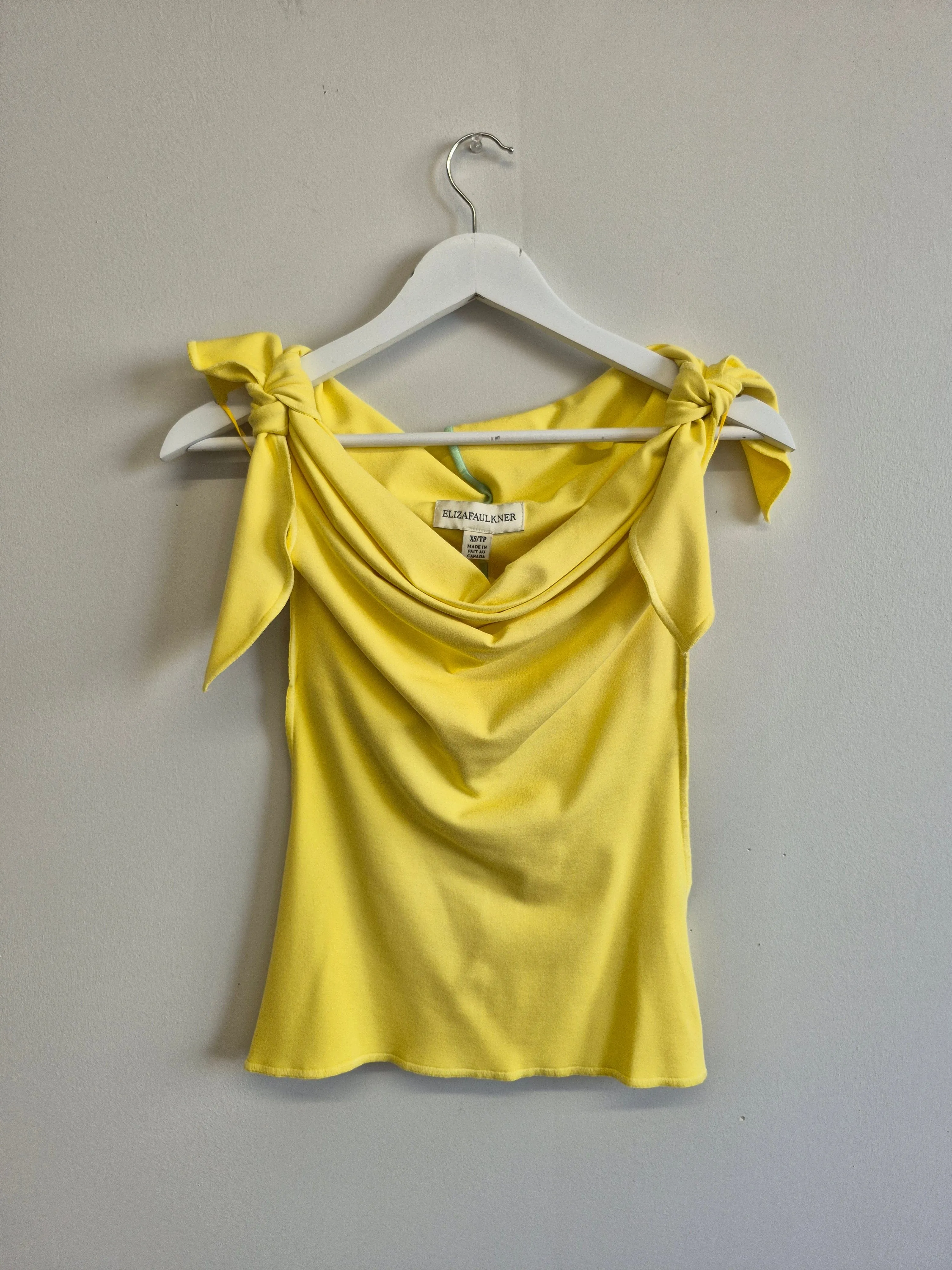 Sample Pepper Top Yellow sold by Eliza Faulkner
