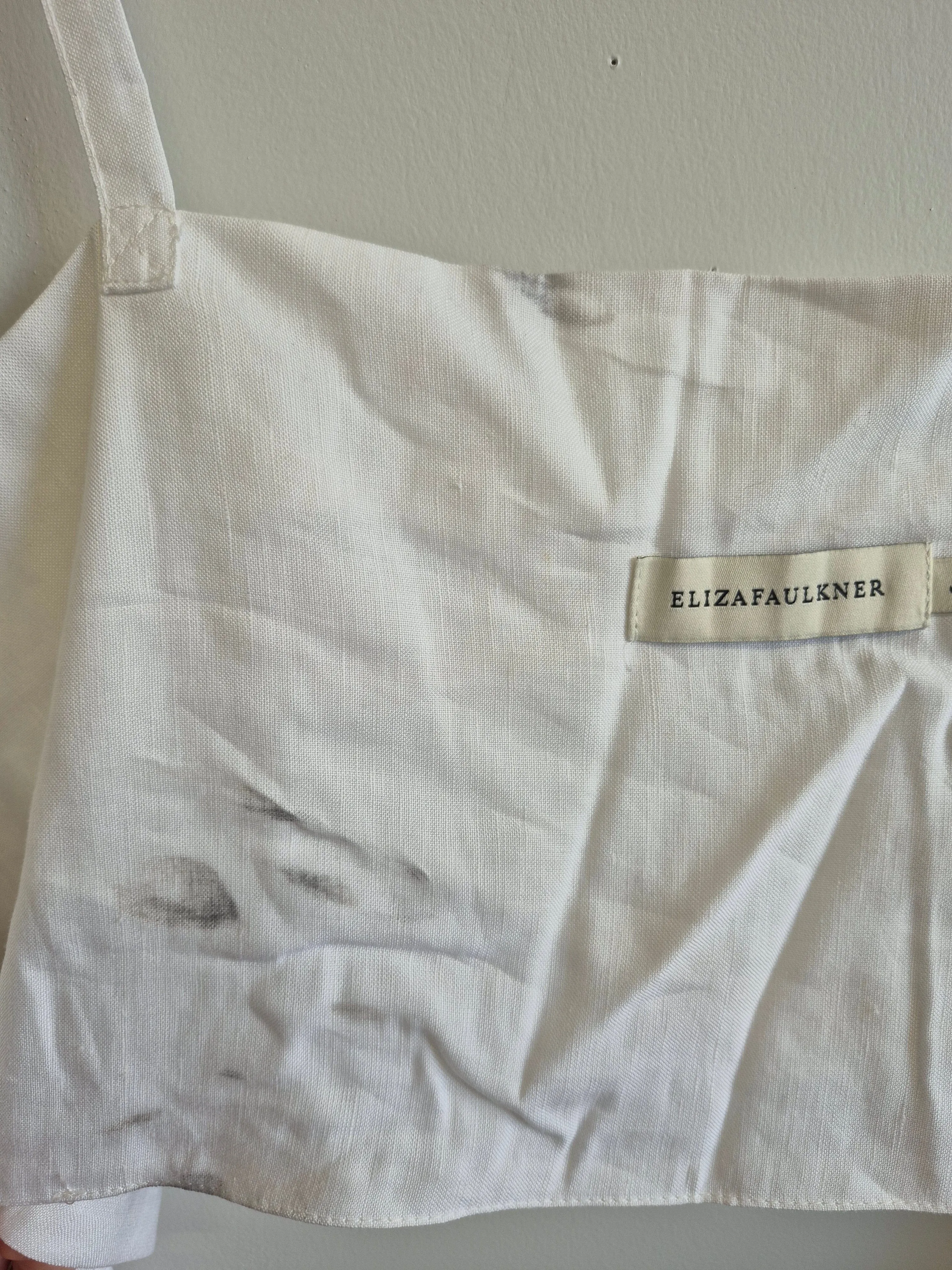 Imperfect Molly Top White sold by Eliza Faulkner product image thumbnail 5