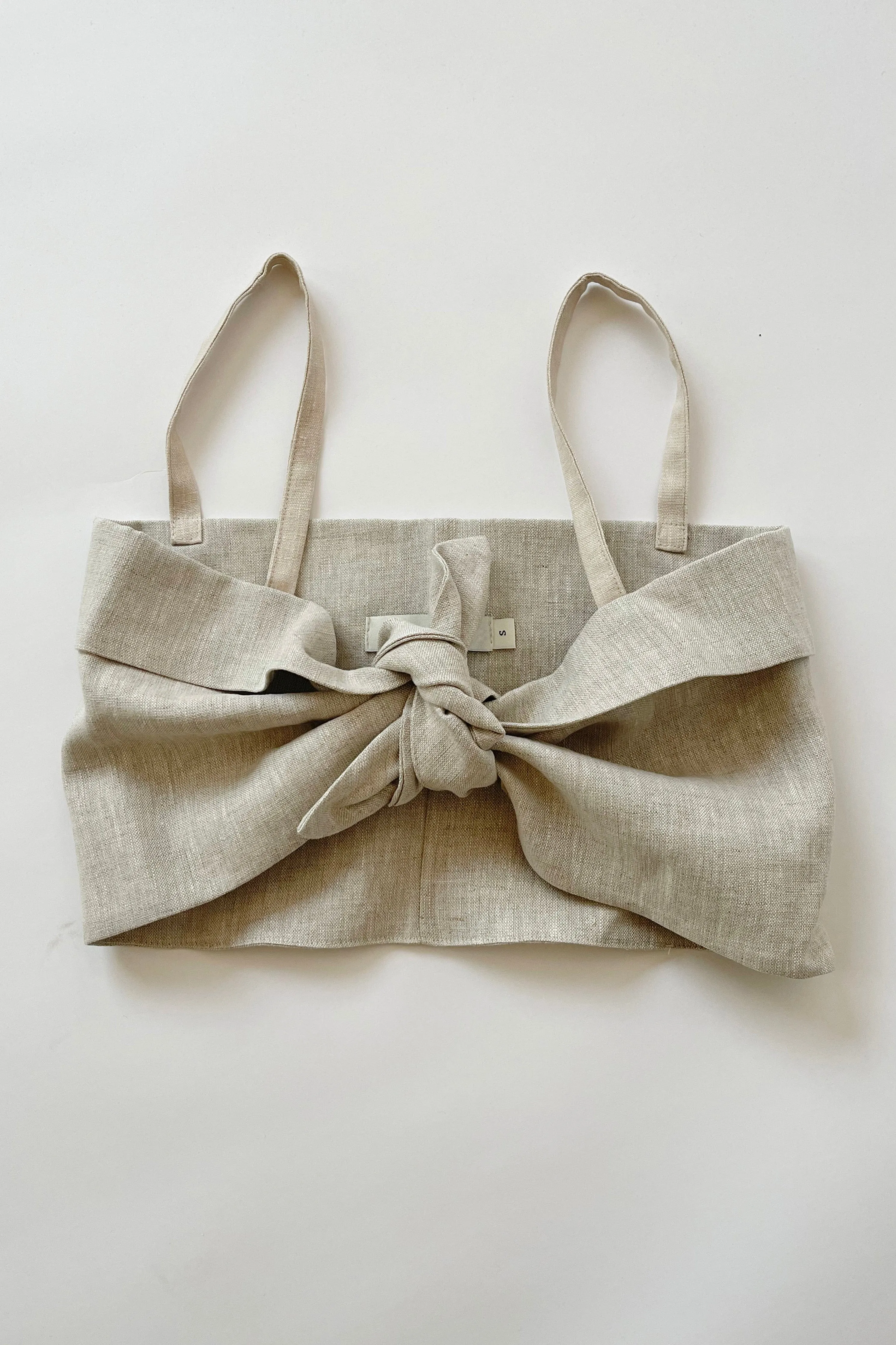 Sample Molly Top Raw Linen sold by Eliza Faulkner