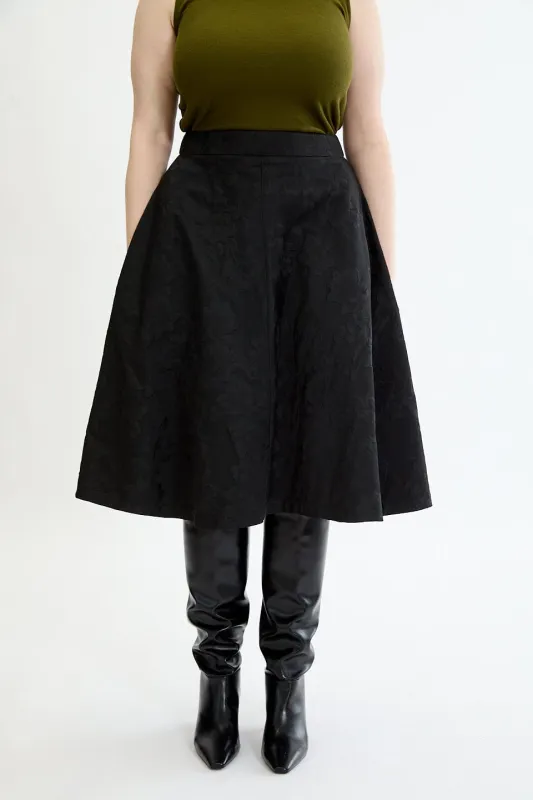 Imperfect Winnie Skirt Black made by Eliza Faulkner