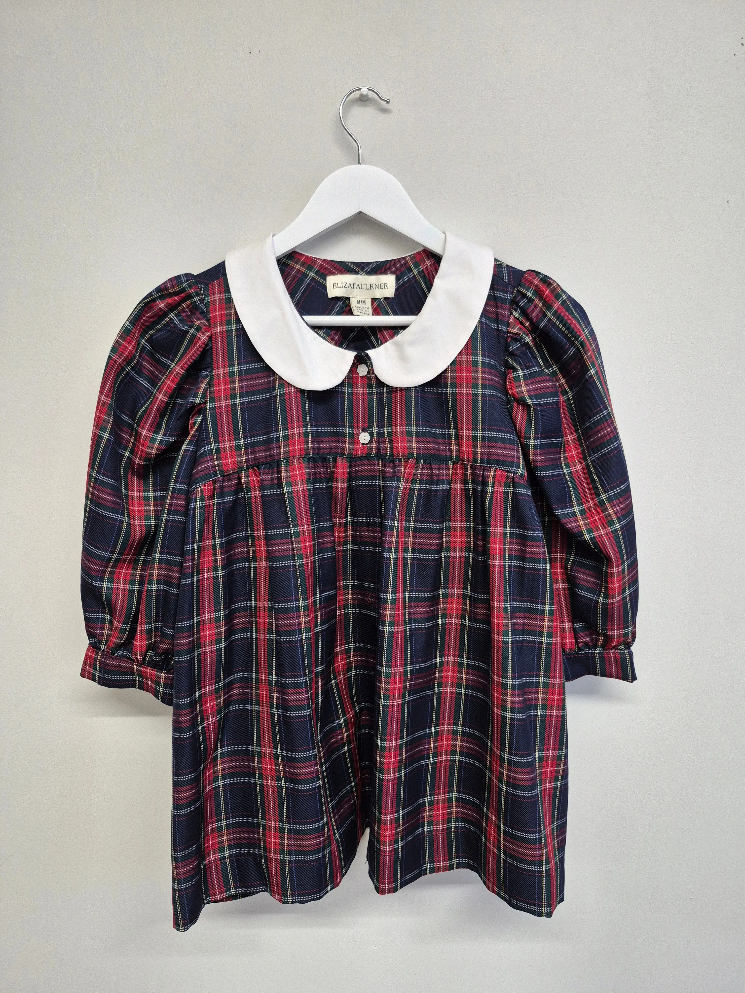 Sample Chloe Top Navy Plaid sold by Eliza Faulkner product image thumbnail 3