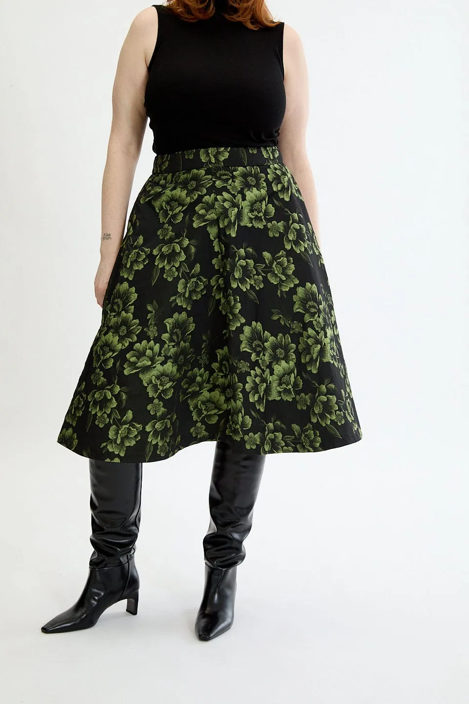 Sample Winnie Skirt Green Floral sold by Eliza Faulkner