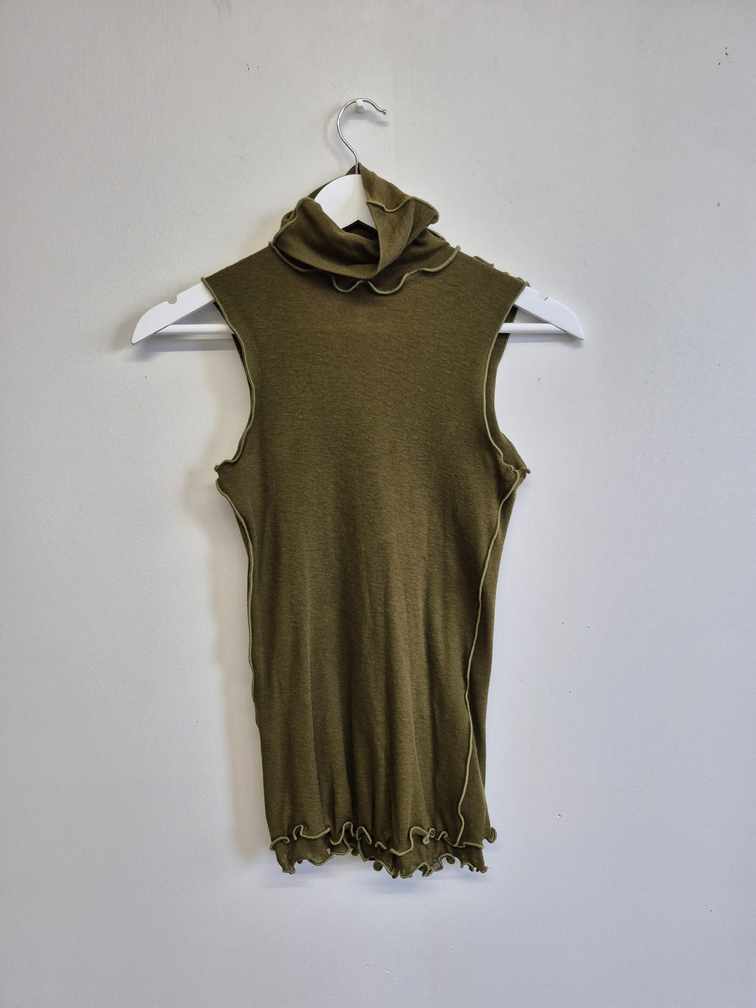 Imperfect Loulou Top Dark Green sold by Eliza Faulkner product image thumbnail 2