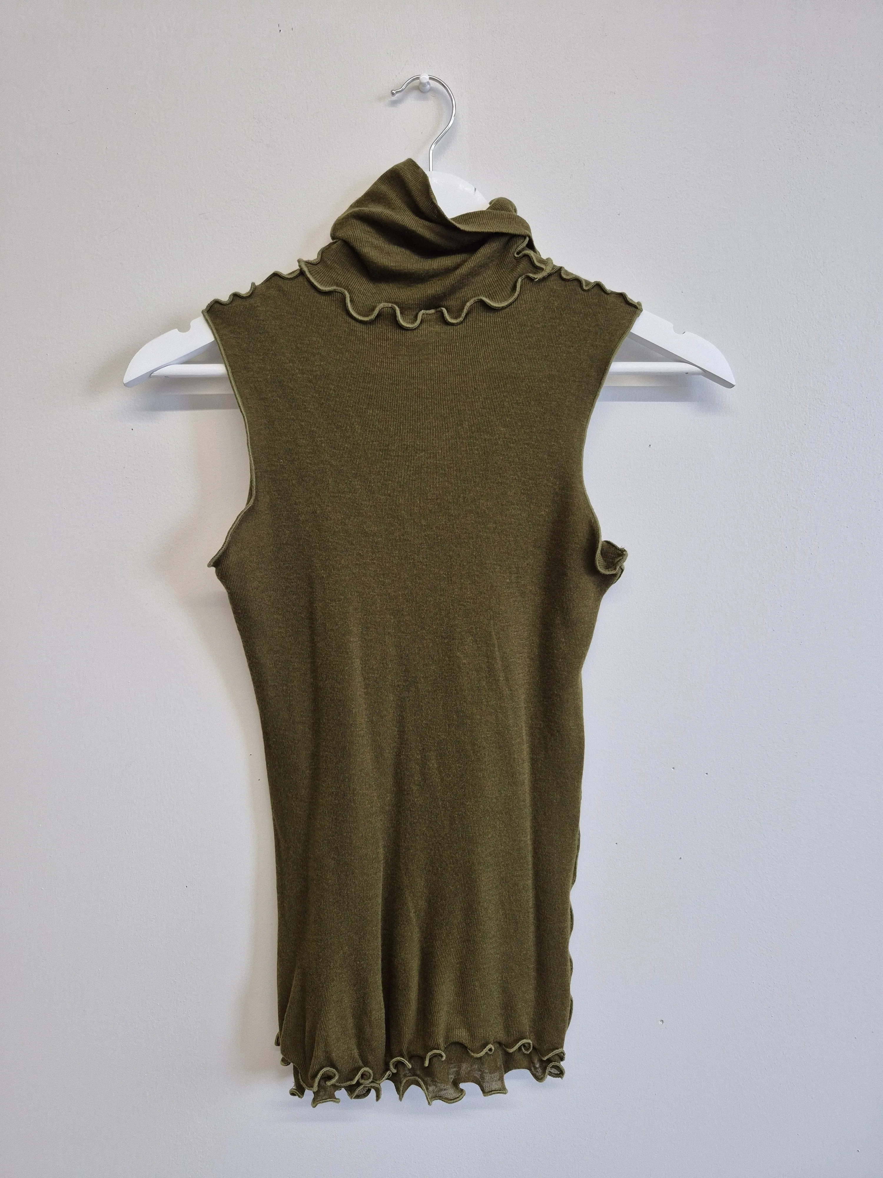 Imperfect Loulou Top Dark Green sold by Eliza Faulkner product image thumbnail 3