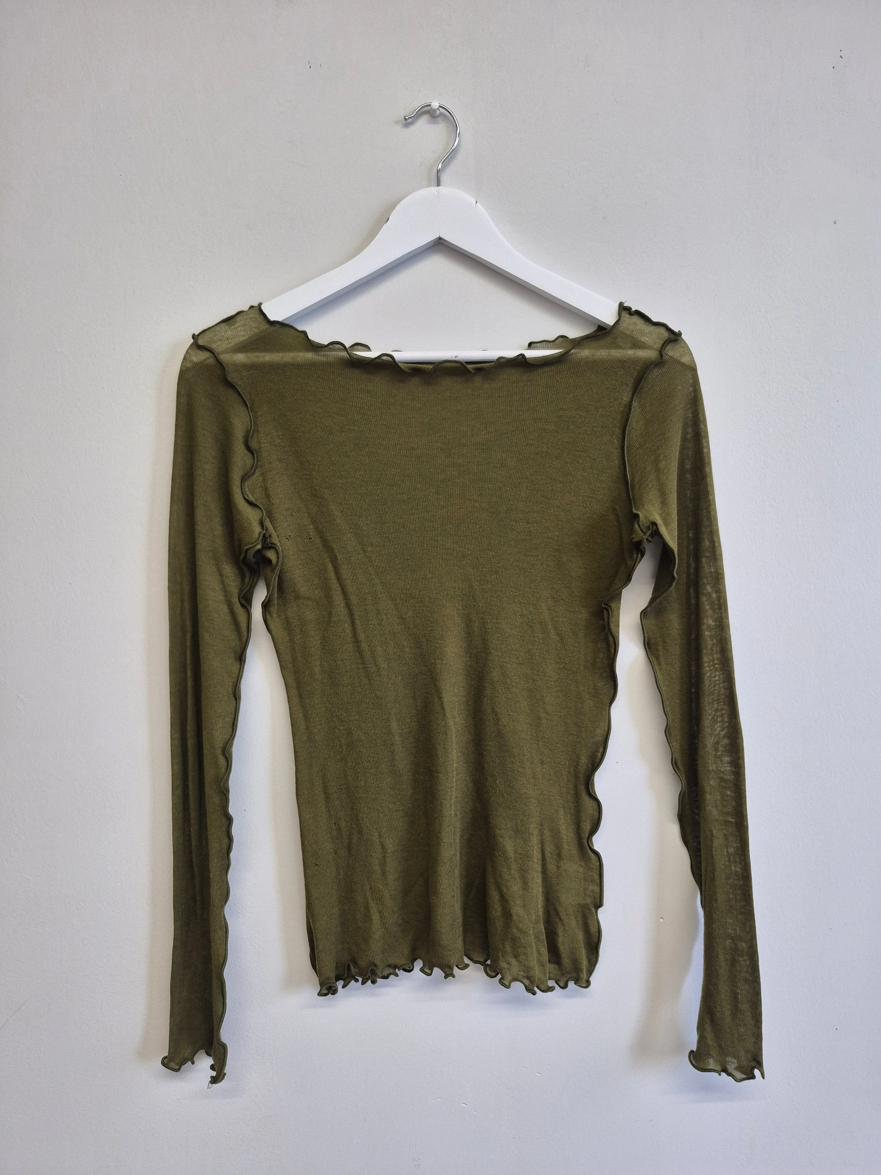 Imperfect Jess Top Green sold by Eliza Faulkner product image thumbnail 3