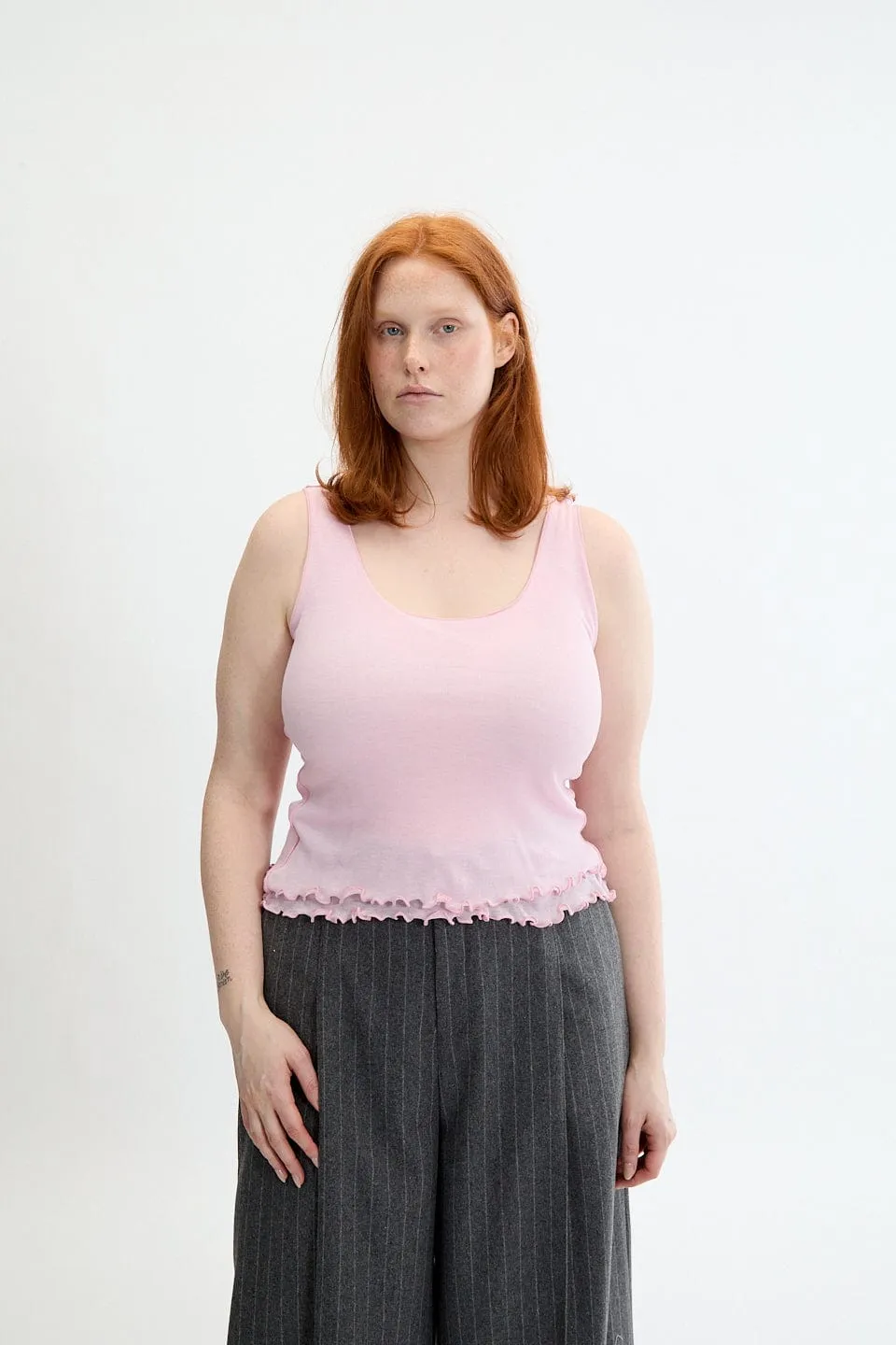 Imperfect Becca Tank Pink sold by Eliza Faulkner