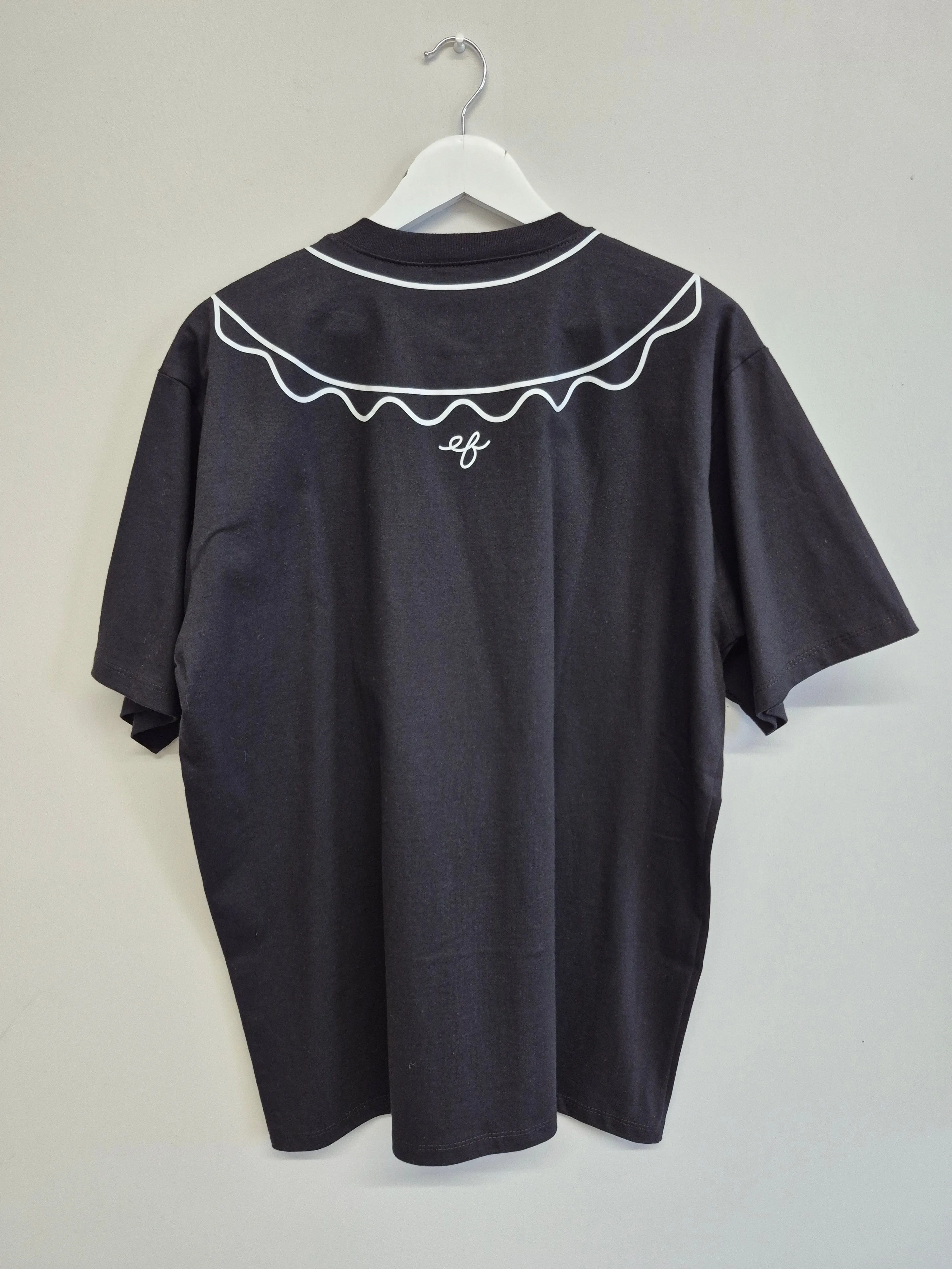Imperfect Trompe L'Oeil T-Shirt Black sold by Eliza Faulkner product image thumbnail 3