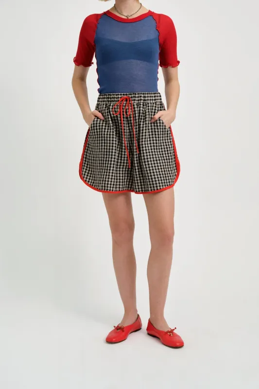 Pre-loved Bailey Shorts Gingham sold by Eliza Faulkner