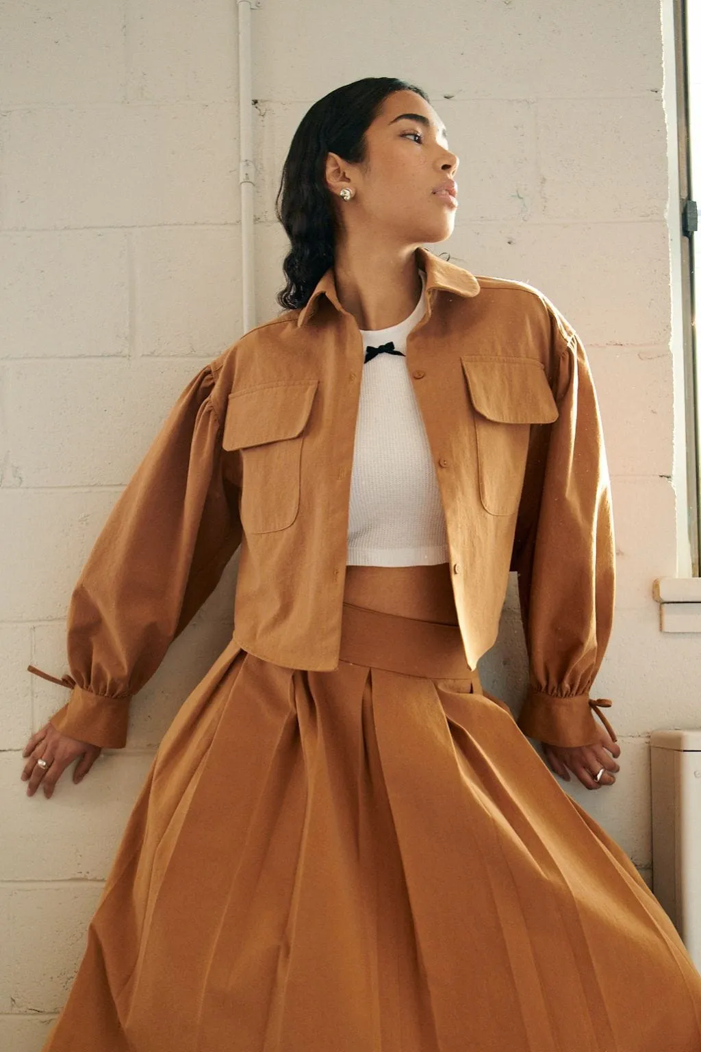 Sample Charlie Jacket Camel sold by Eliza Faulkner product image thumbnail 4