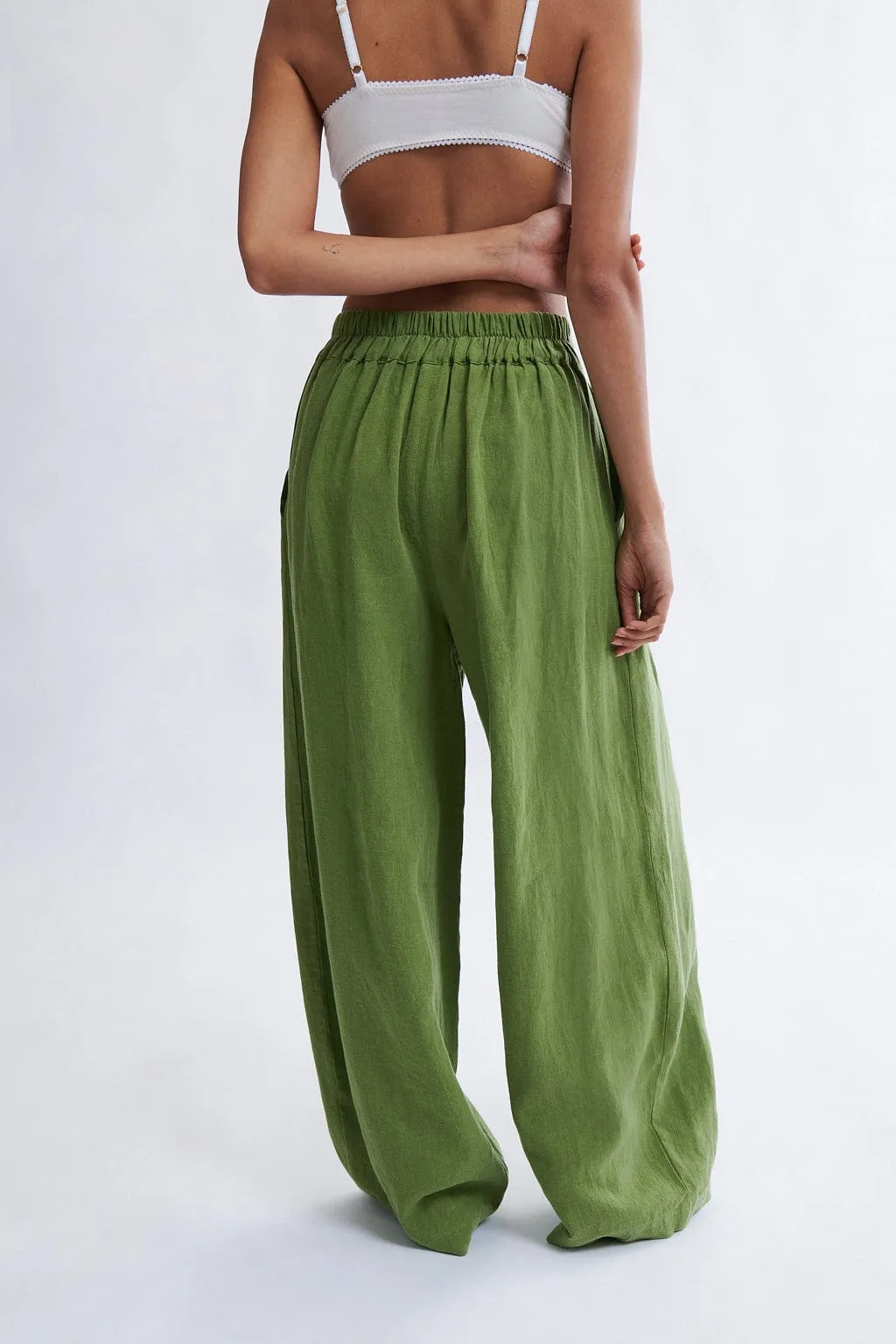 Yves Pant in Meadow Linen sold by Eliza Faulkner product image thumbnail 2