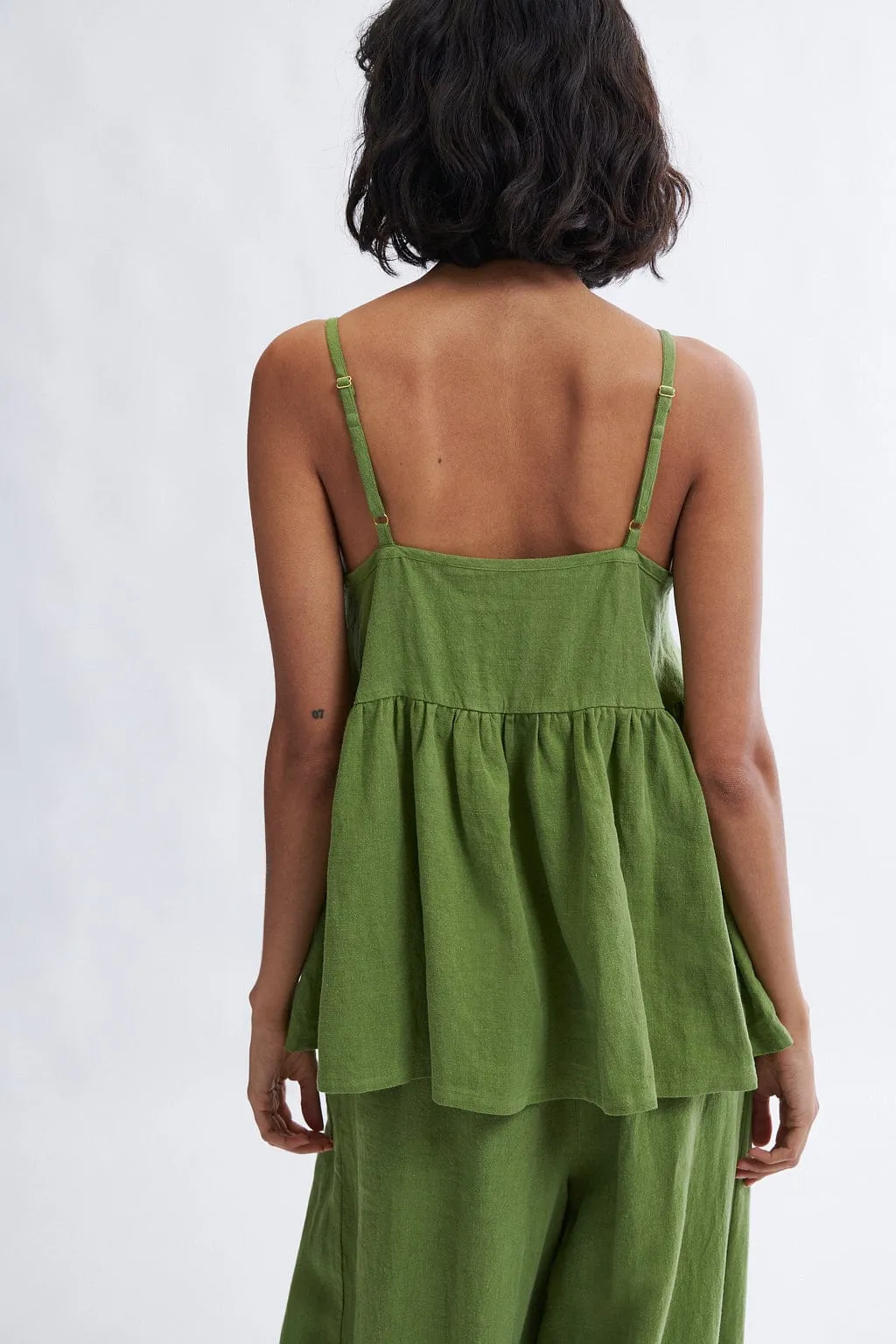Camille Tank Top in Meadow Linen sold by Eliza Faulkner product image thumbnail 2