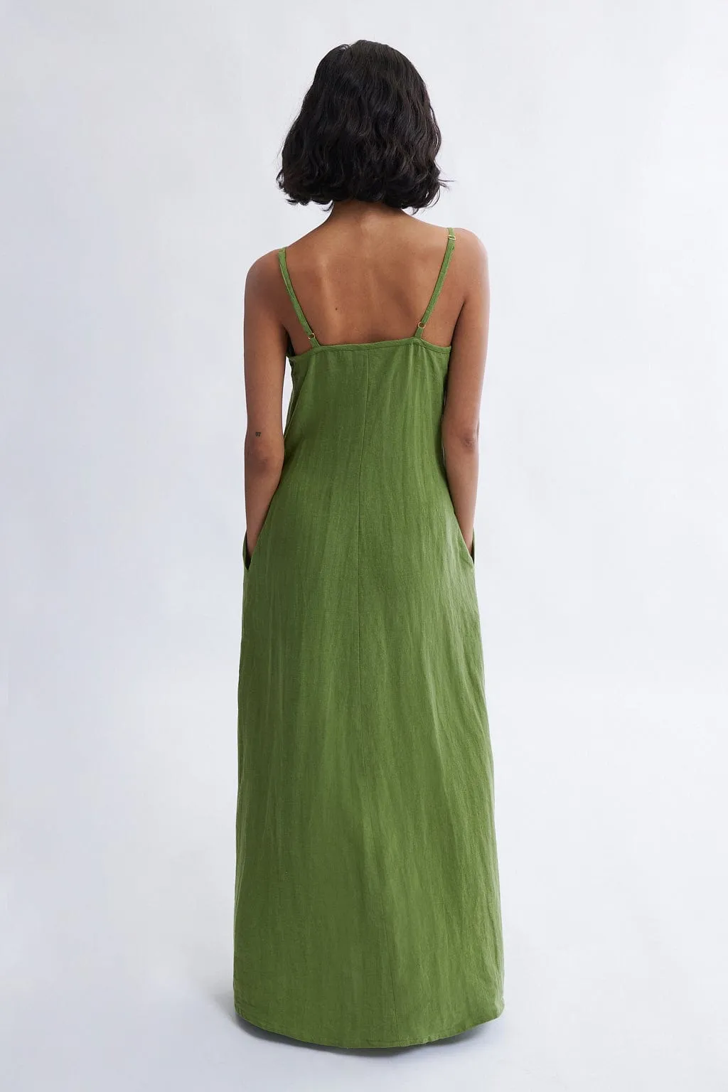 Ivy Maxi Dress in Meadow Linen sold by Eliza Faulkner product image thumbnail 2