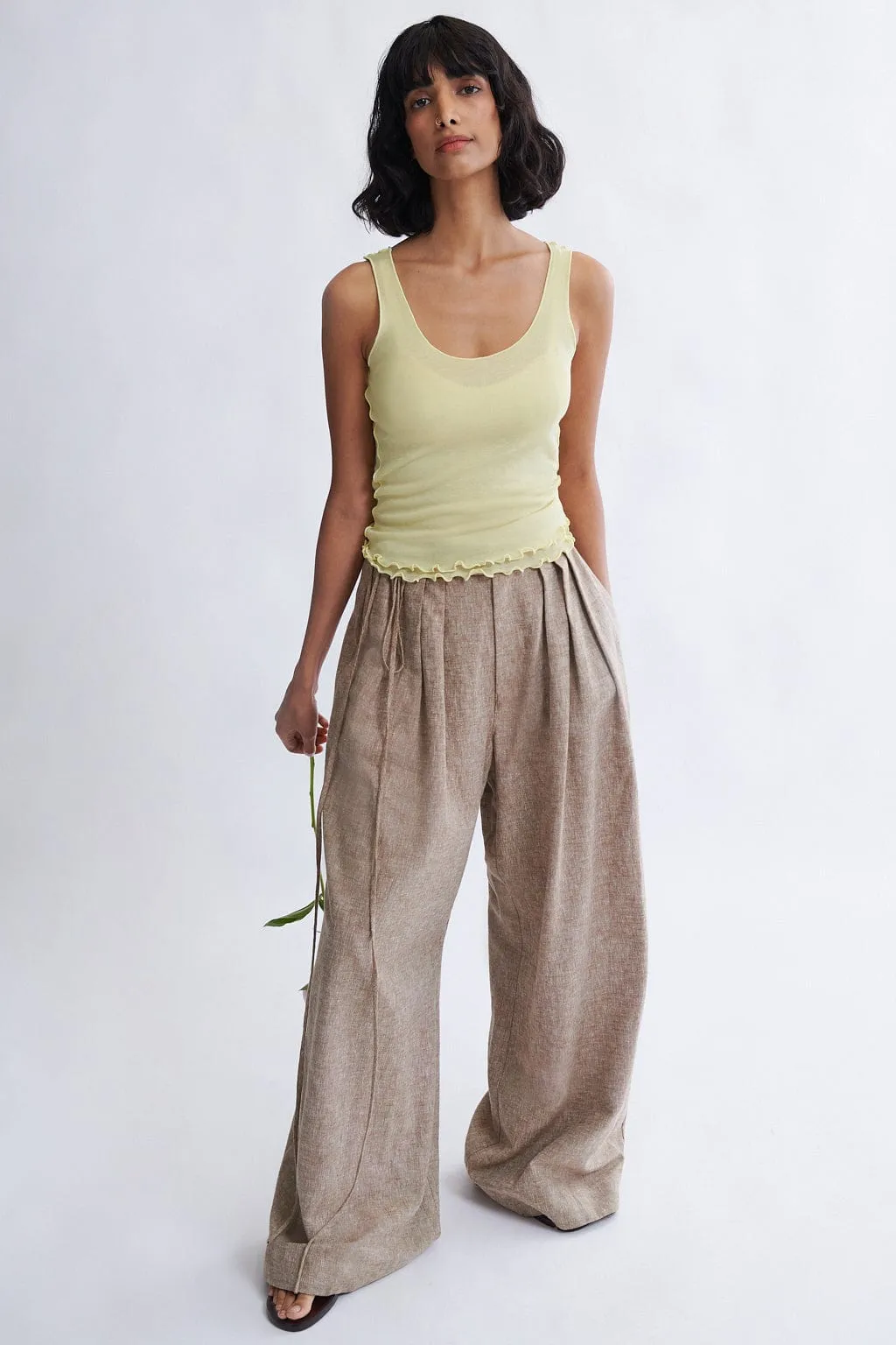 Becca Tank in Banana sold by Eliza Faulkner product image thumbnail 2