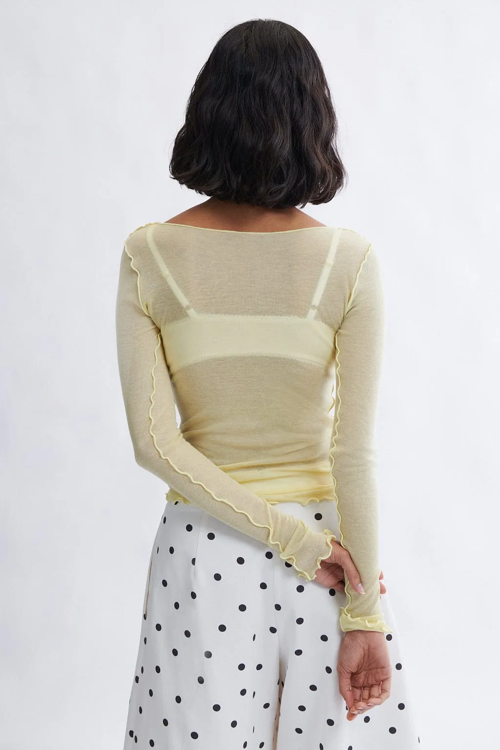 Carla Top in Banana sold by Eliza Faulkner product image thumbnail 2