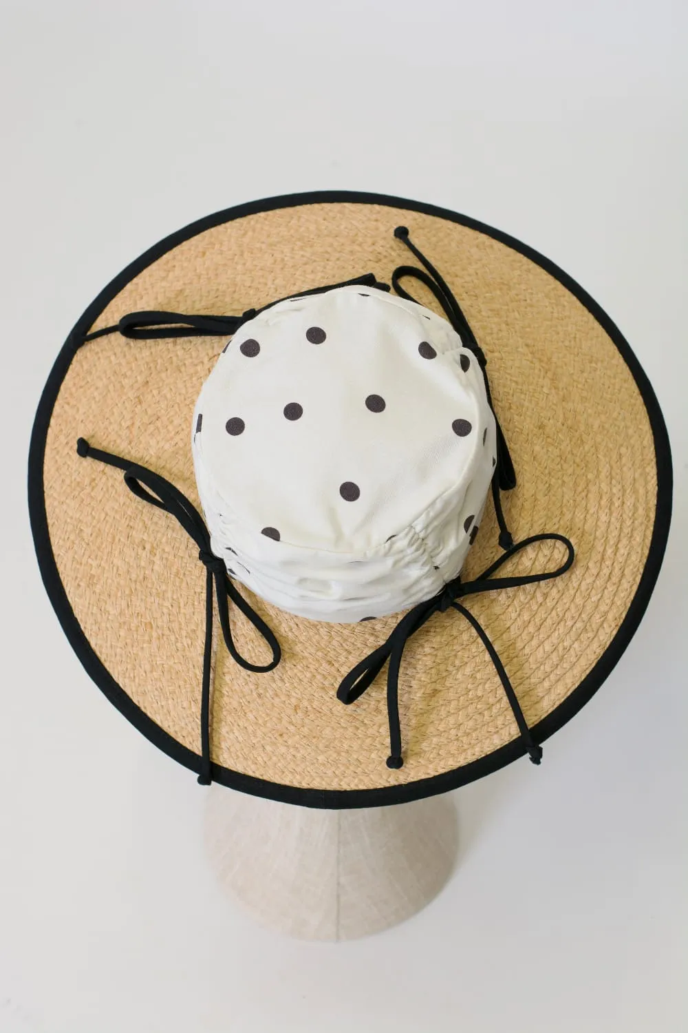 Heirloom Hats Rosemary Straw Hat in Cookies and Cream sold by Eliza Faulkner product image thumbnail 5