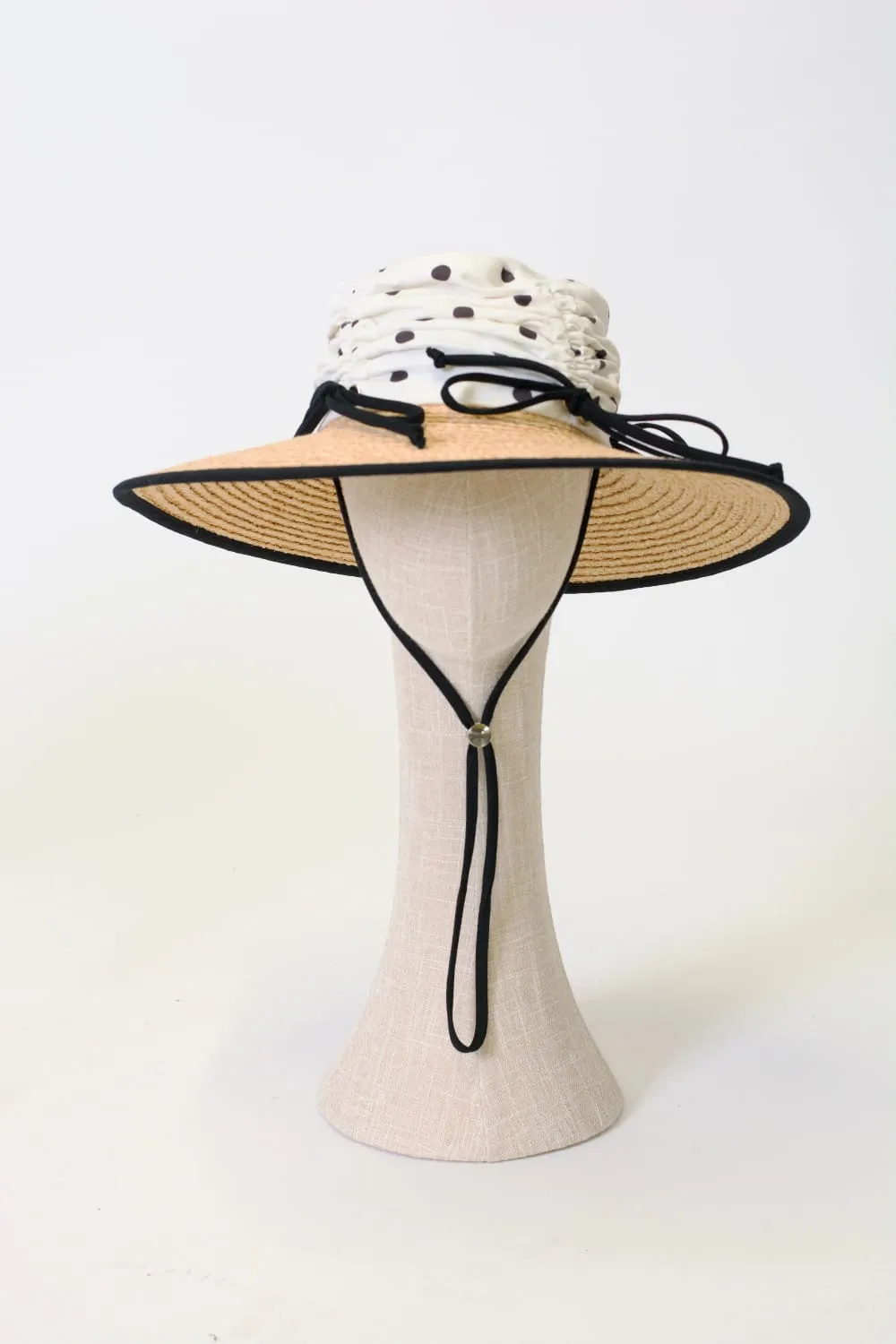 Heirloom Hats Rosemary Straw Hat in Cookies and Cream sold by Eliza Faulkner product image thumbnail 2