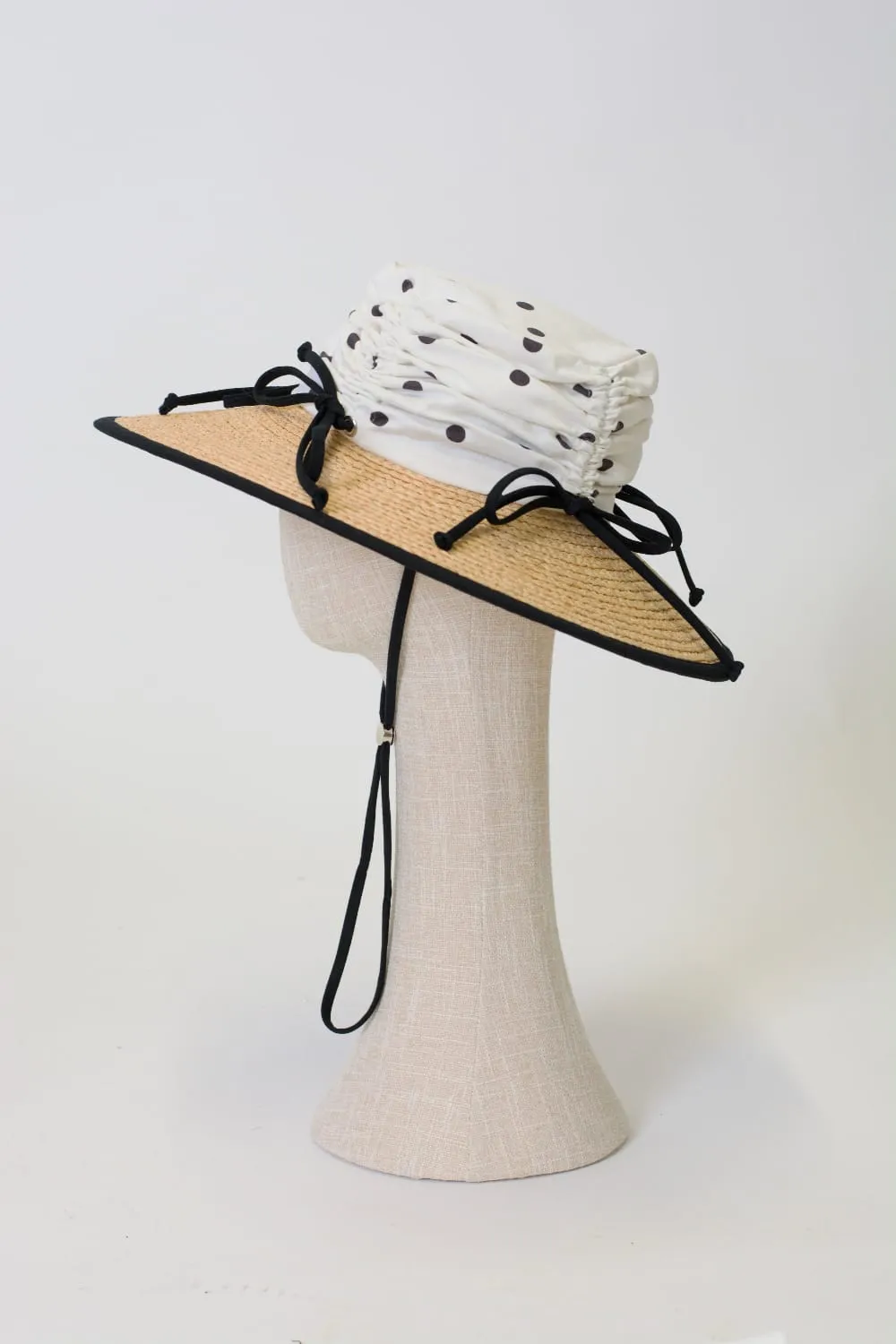 Heirloom Hats Rosemary Straw Hat in Cookies and Cream sold by Eliza Faulkner product image thumbnail 4