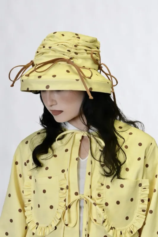 Heirloom Hats Thyme Bucket Hat in Banana Split made by Heirloom Hats