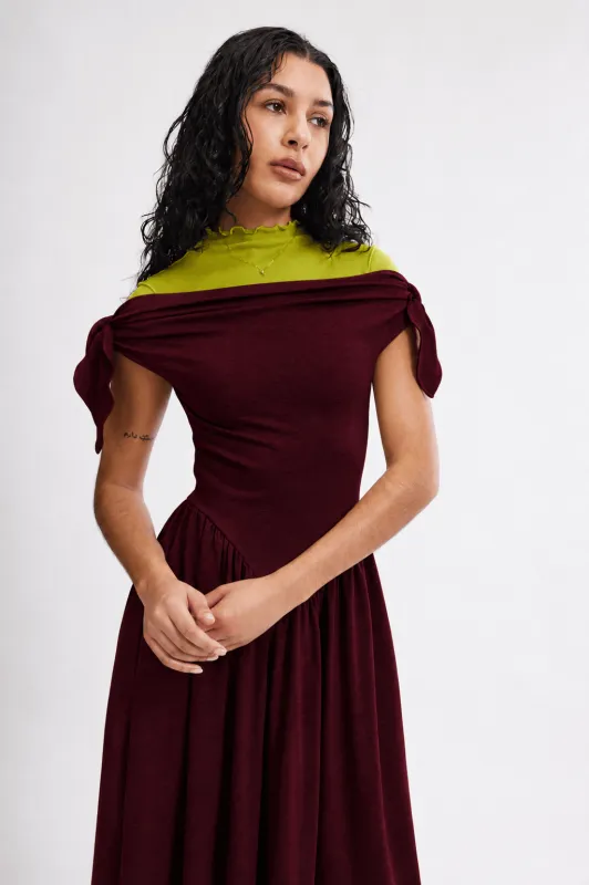 Coralie Dress in Shiraz made by Eliza Faulkner