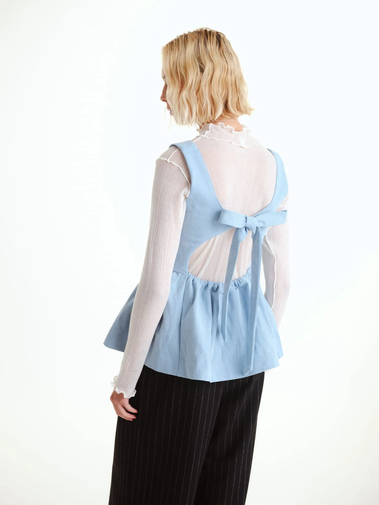 Elsa Top in Light Denim sold by Eliza Faulkner product image thumbnail 2