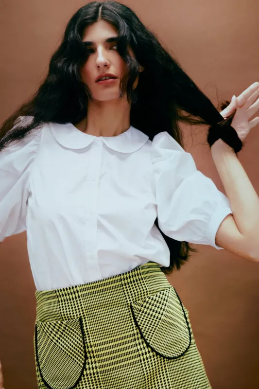 Evie Blouse White sold by Eliza Faulkner
