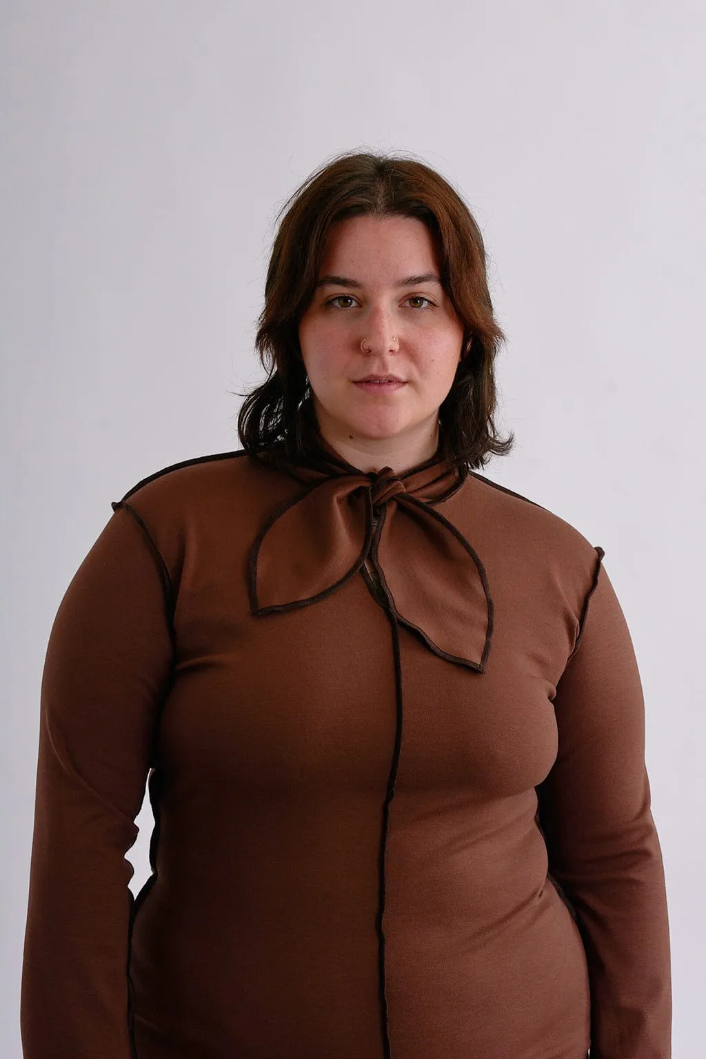 Victoria Dress Chocolate Brown sold by Eliza Faulkner product image thumbnail 3