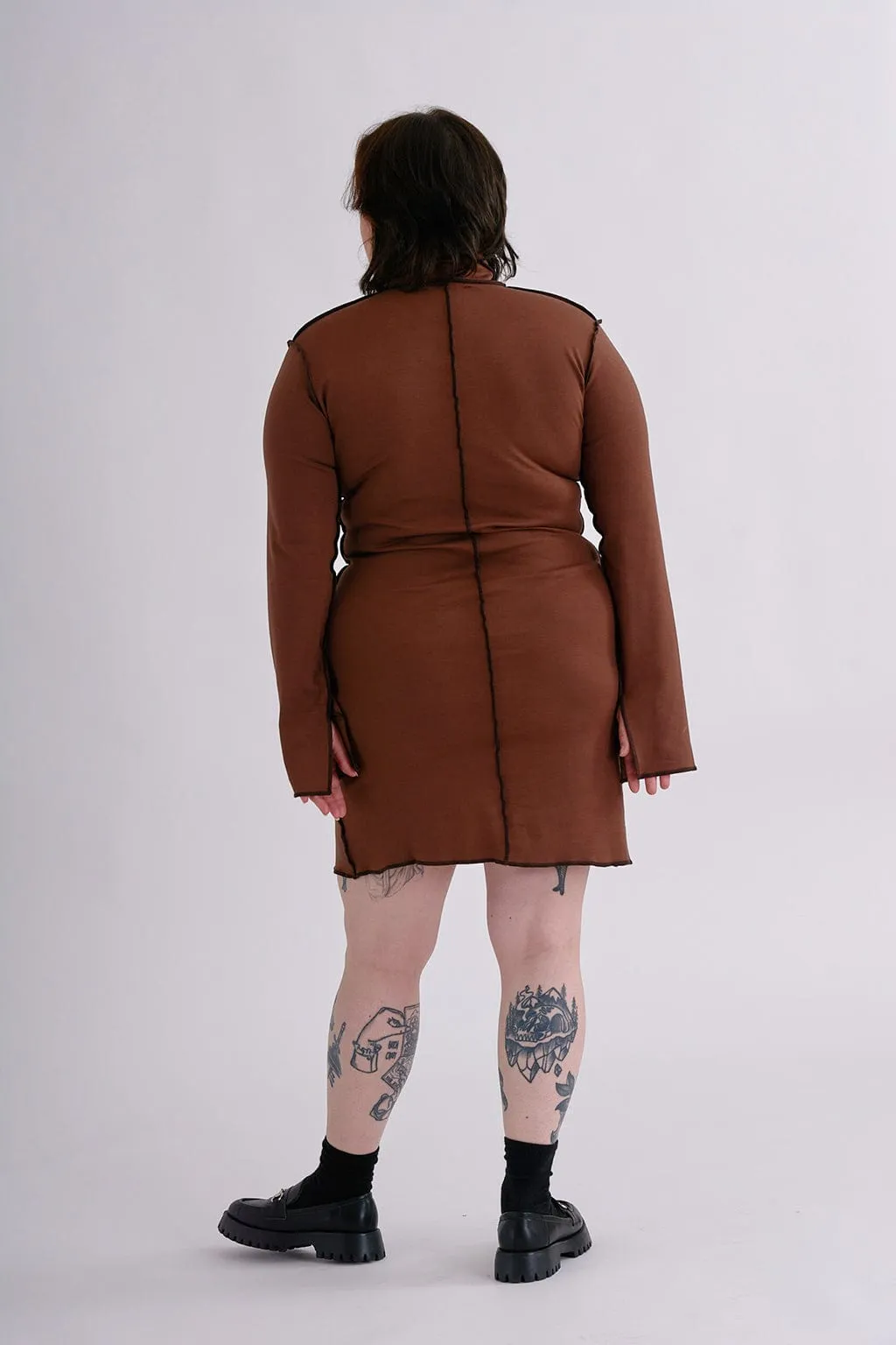 Victoria Dress Chocolate Brown sold by Eliza Faulkner product image thumbnail 4
