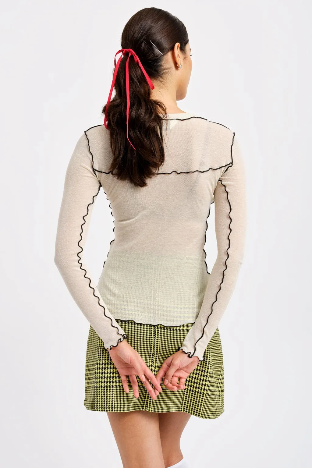 Delia Top Off-White sold by Eliza Faulkner product image thumbnail 2