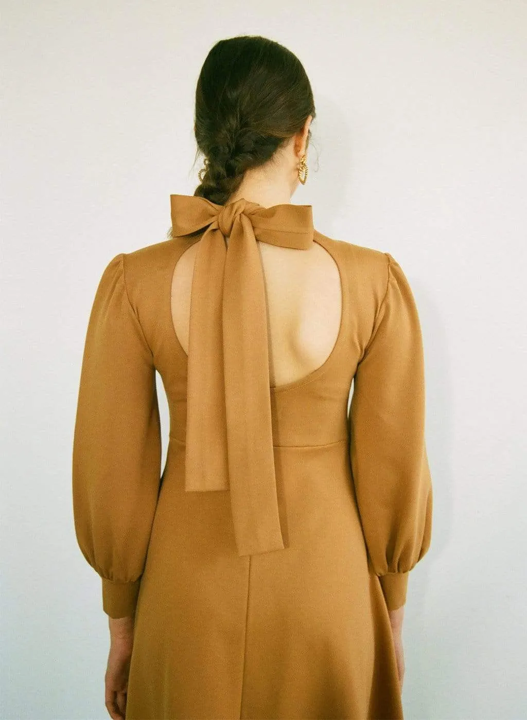 Camel Louise Dress sold by Eliza Faulkner product image thumbnail 4