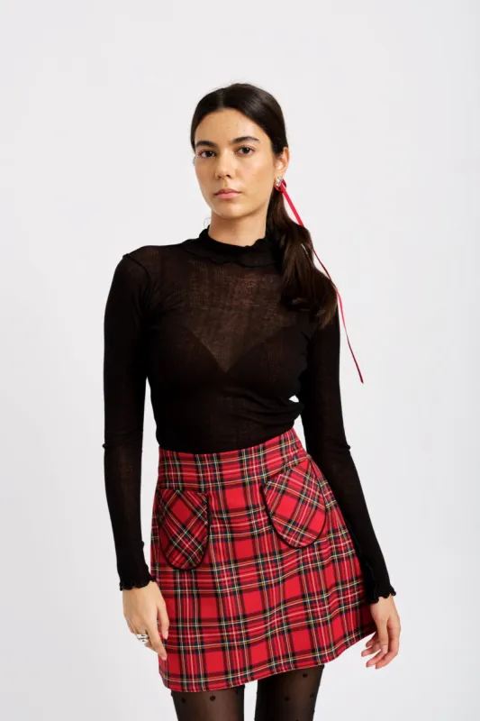 Jane Longsleeve Turtleneck Black sold by Eliza Faulkner