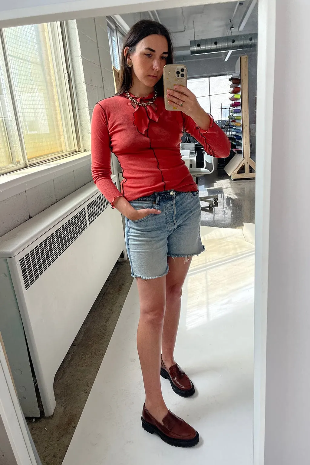 Pippa Top Orange sold by Eliza Faulkner product image thumbnail 2