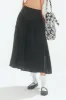 Lucille Skirt Black Linen sold by Eliza Faulkner