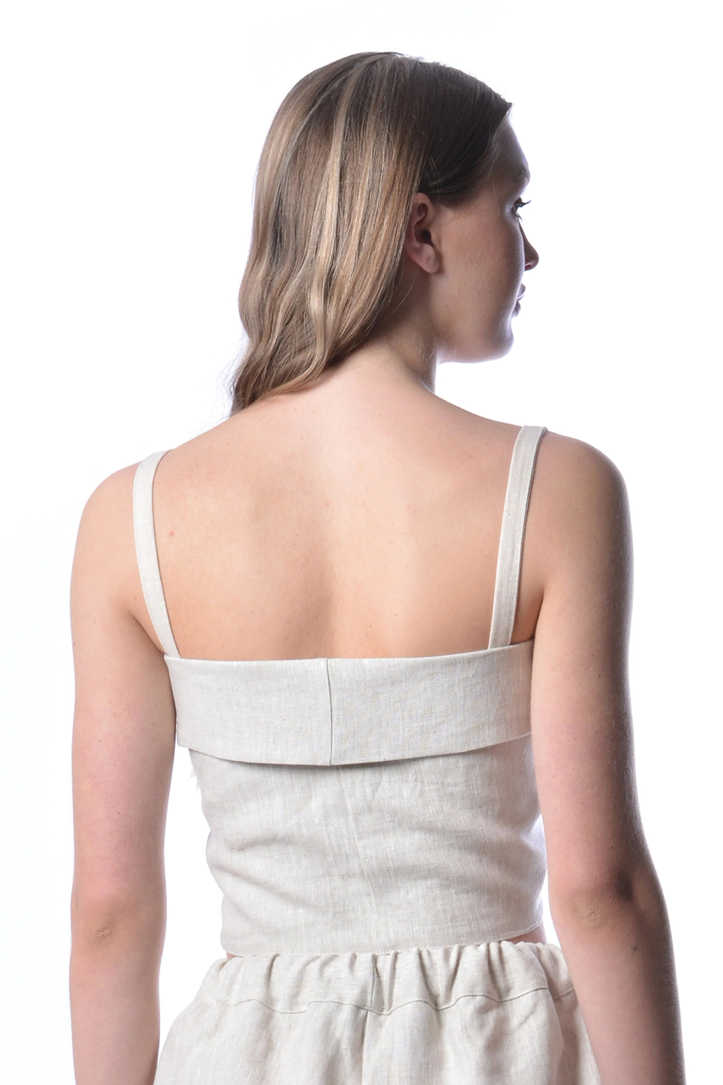Raw Linen Molly Top sold by Eliza Faulkner product image thumbnail 4