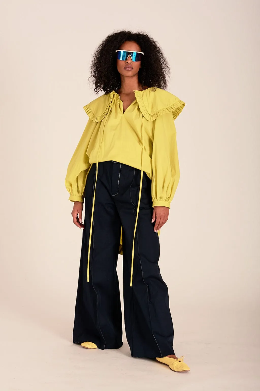 Lavoy Pants Navy Twill sold by Eliza Faulkner product image thumbnail 2