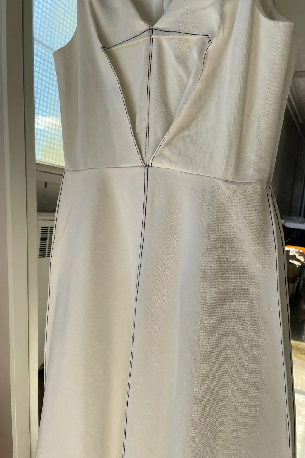 Sample Twill Pleated Dress sold by Eliza Faulkner product image thumbnail 4