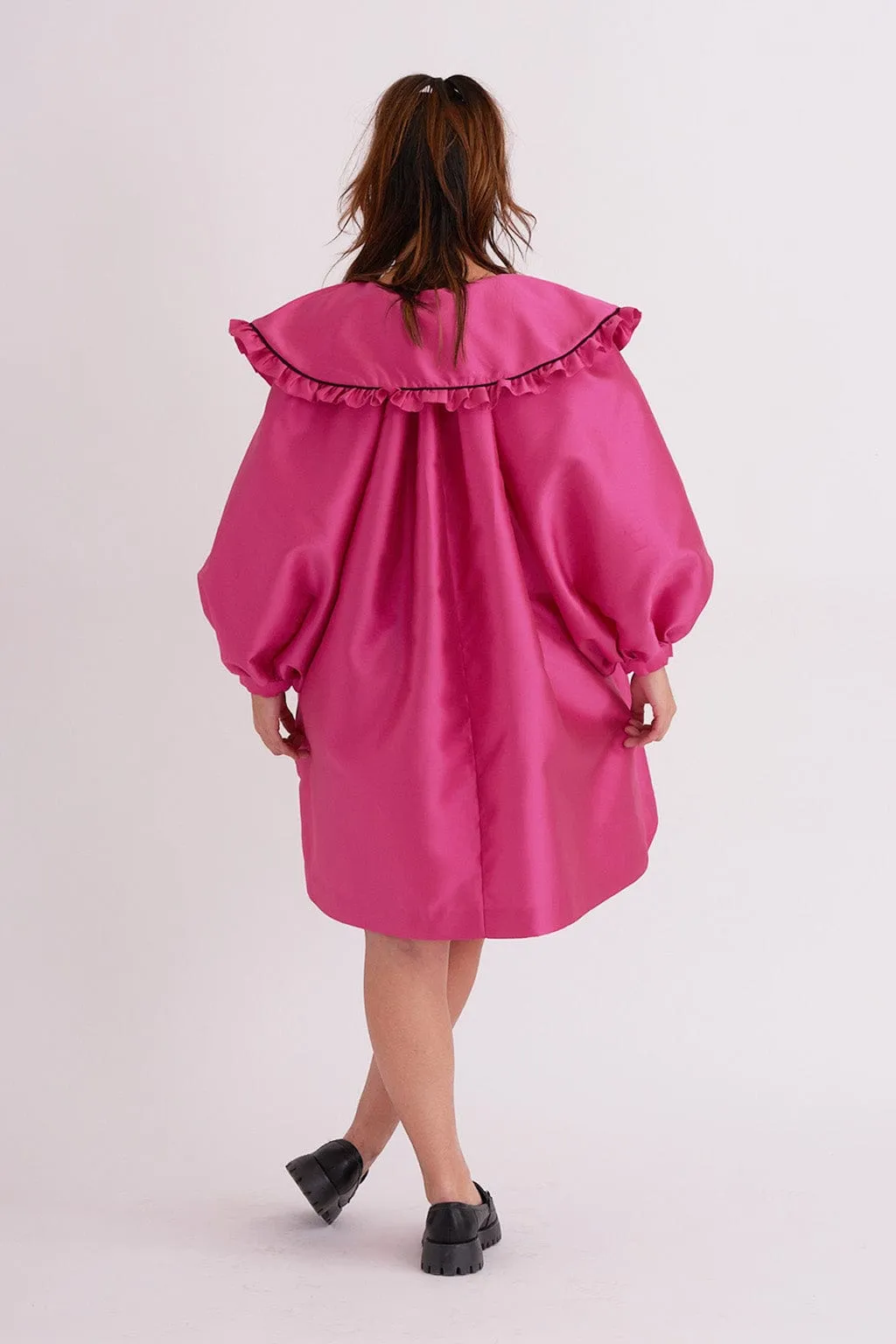 Mandy Dress Pink Mikado sold by Eliza Faulkner product image thumbnail 2