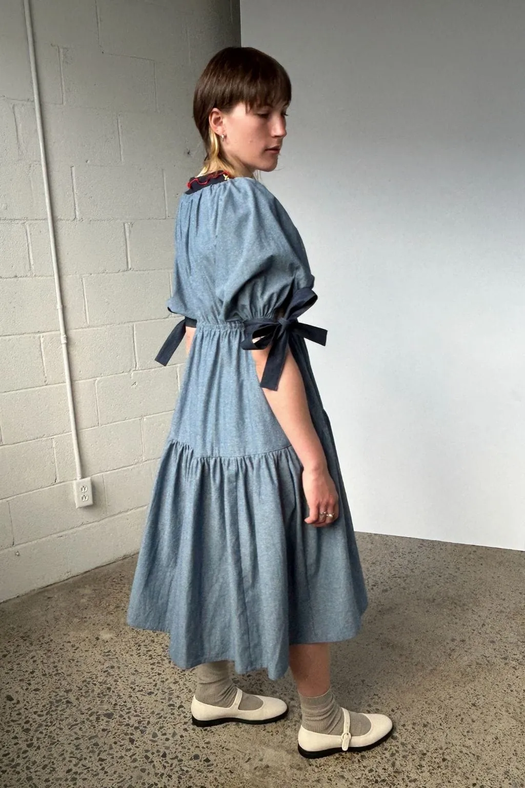 Jolen Dress Denim sold by Eliza Faulkner product image thumbnail 3