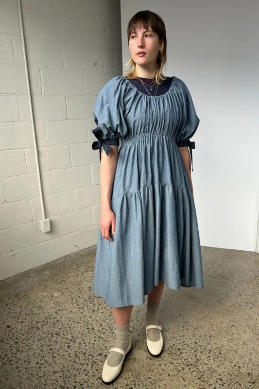 Jolen Dress Denim sold by Eliza Faulkner