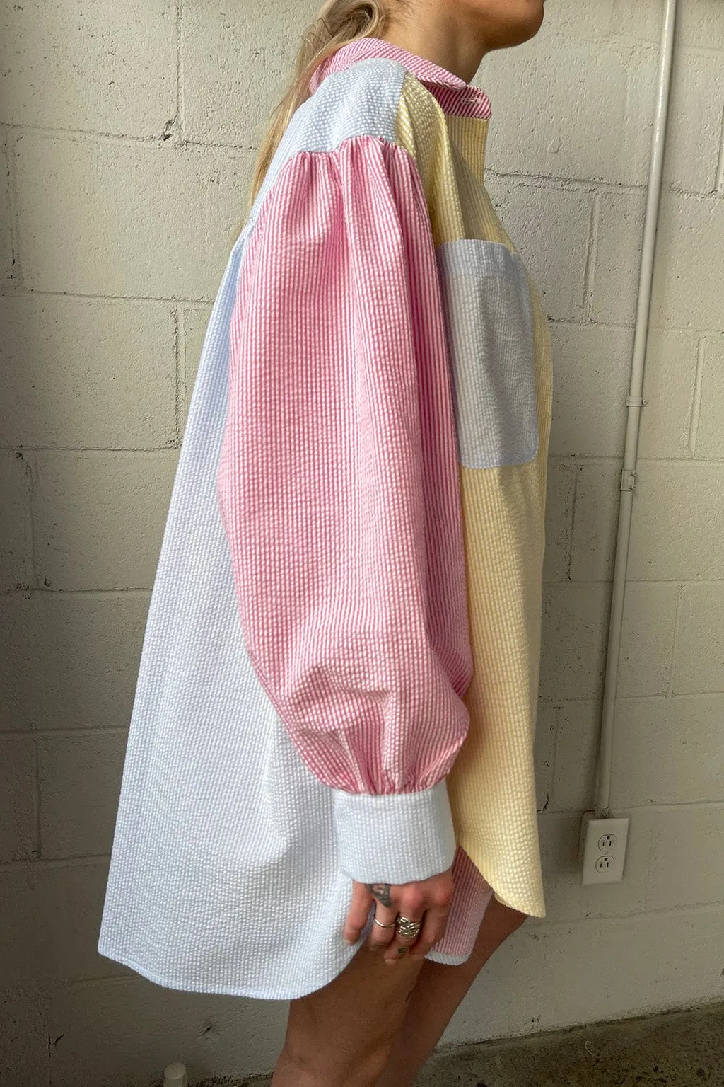 Venti Shirt Seersucker Candy Stripes sold by Eliza Faulkner product image thumbnail 2