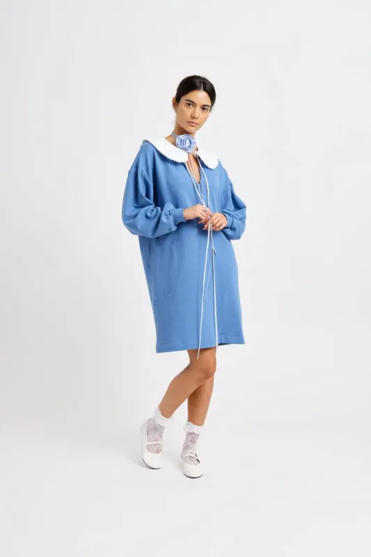 Darcy Sweater Dress Periwinkle Blue sold by Eliza Faulkner